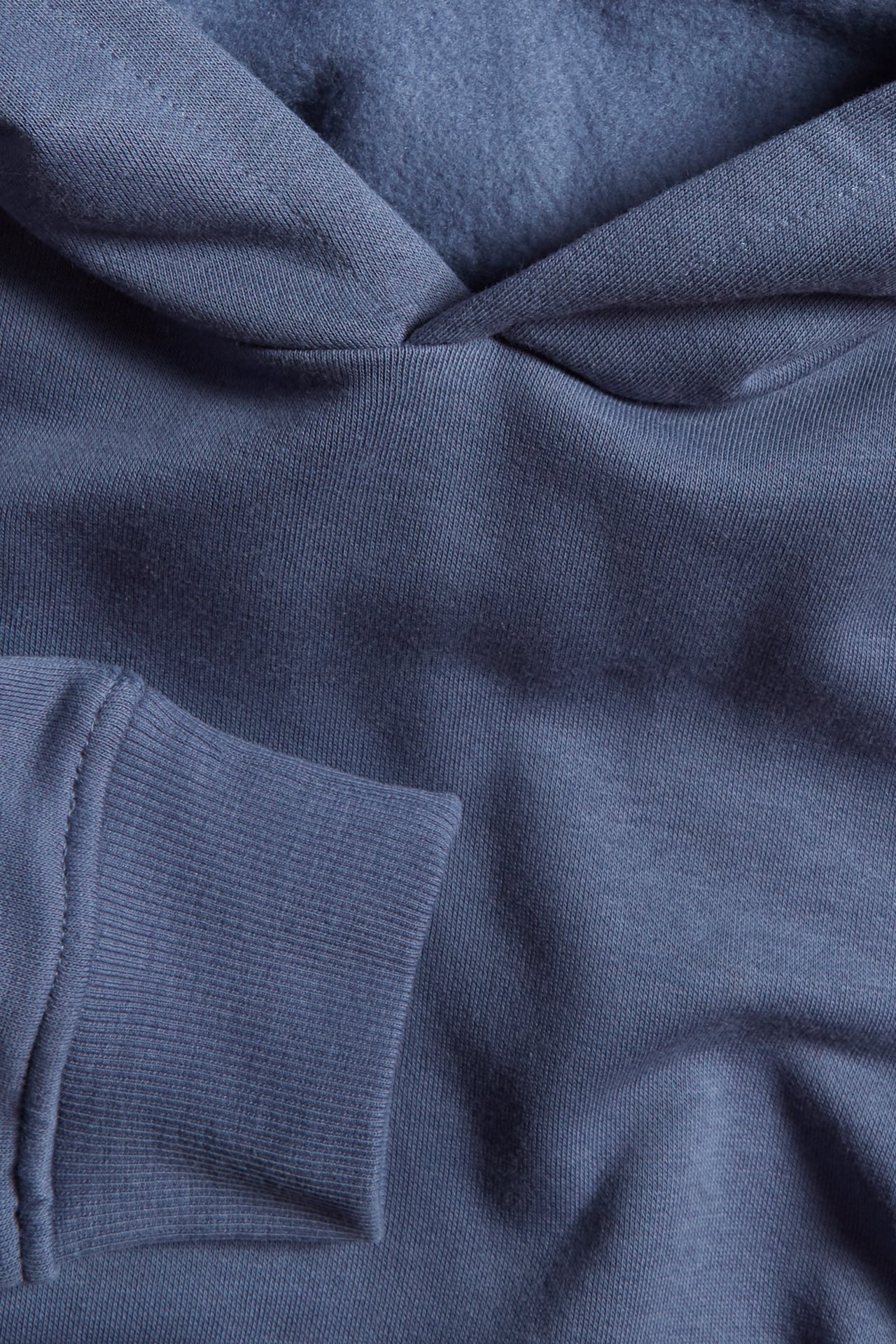Bluza z kapturem - Niebieski - 1