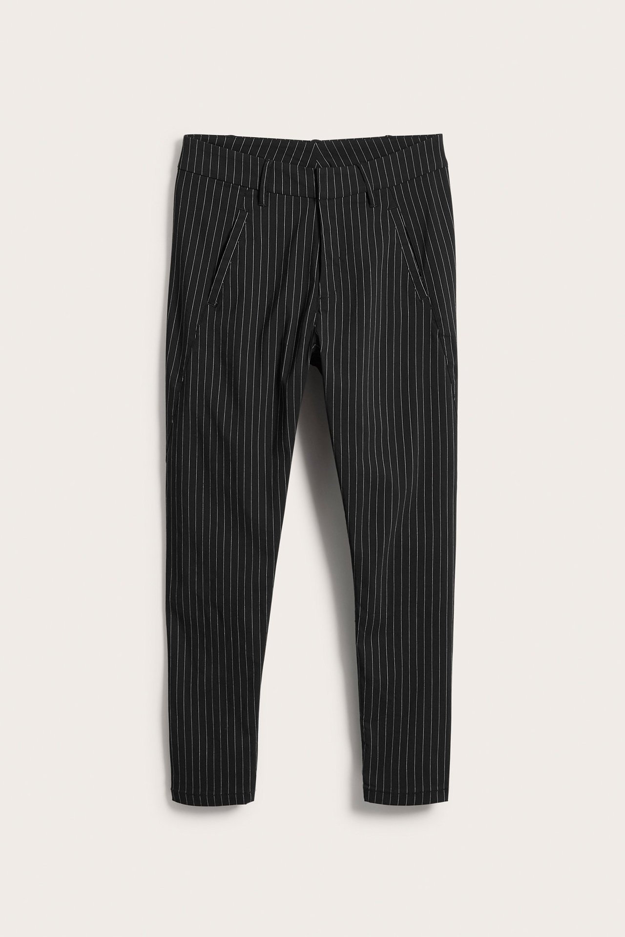 Pinstripe bukser - Svart - 7