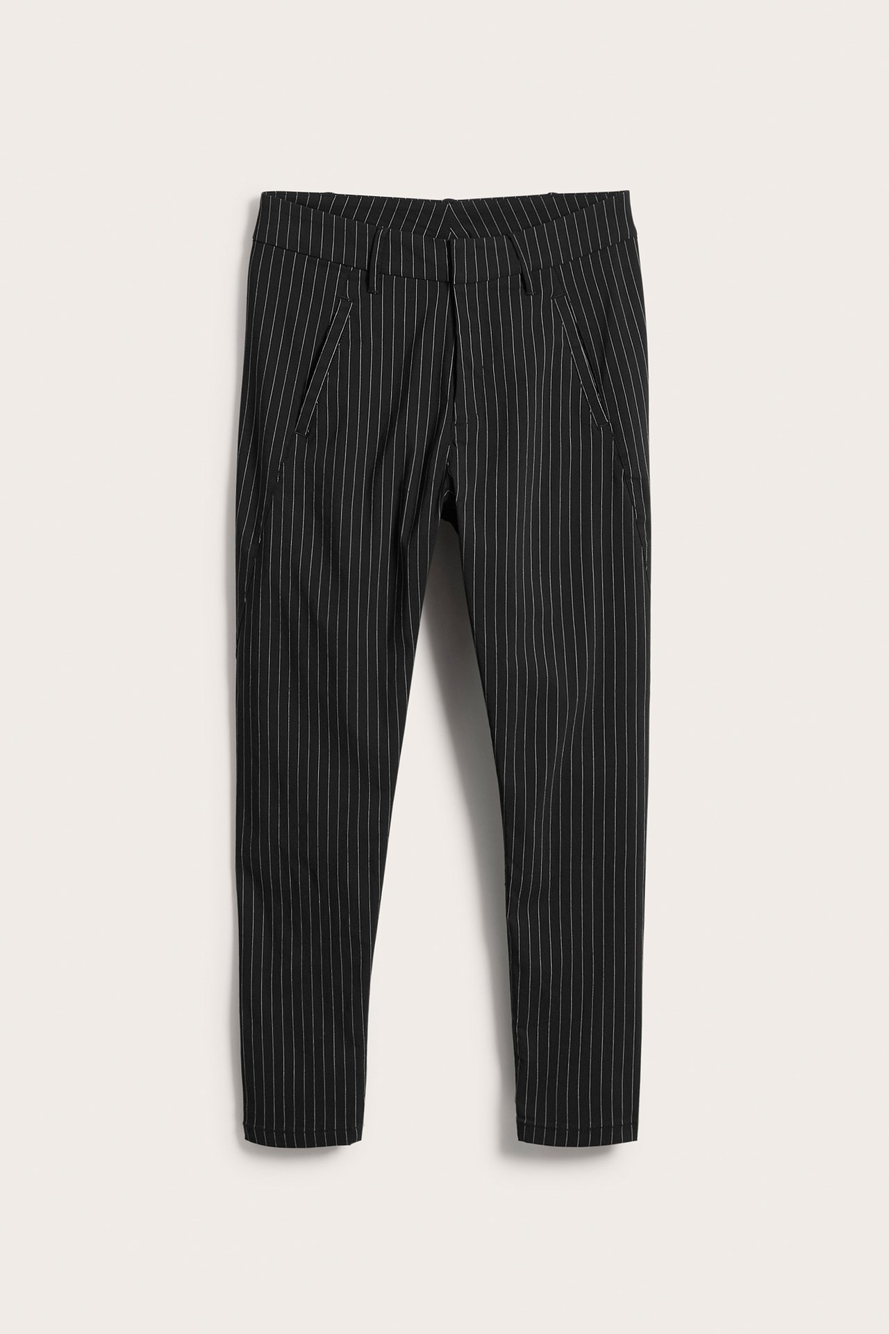 Pinstripe bukser - Svart - 6