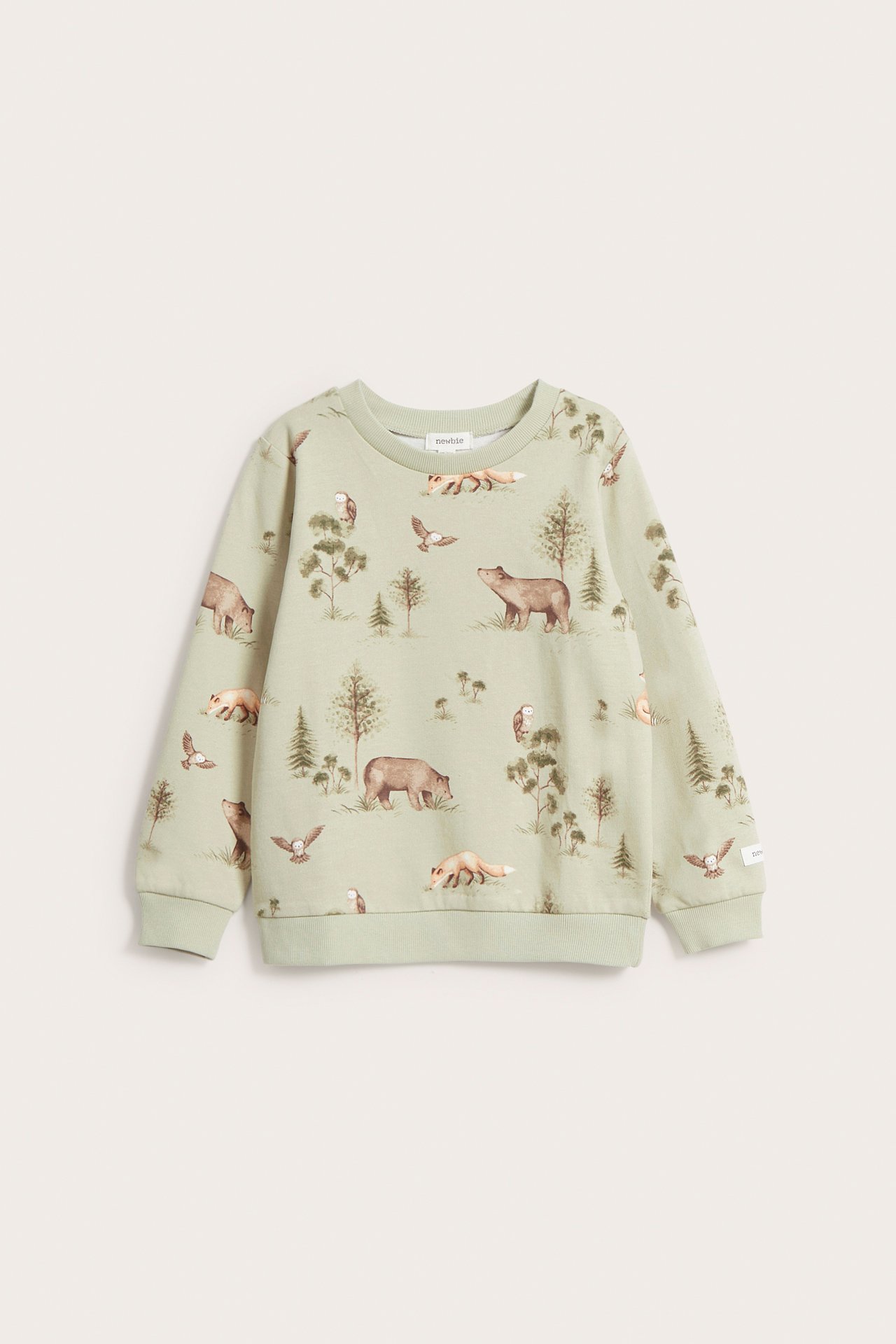 Bluza we wzory - Jasnozielony - 2