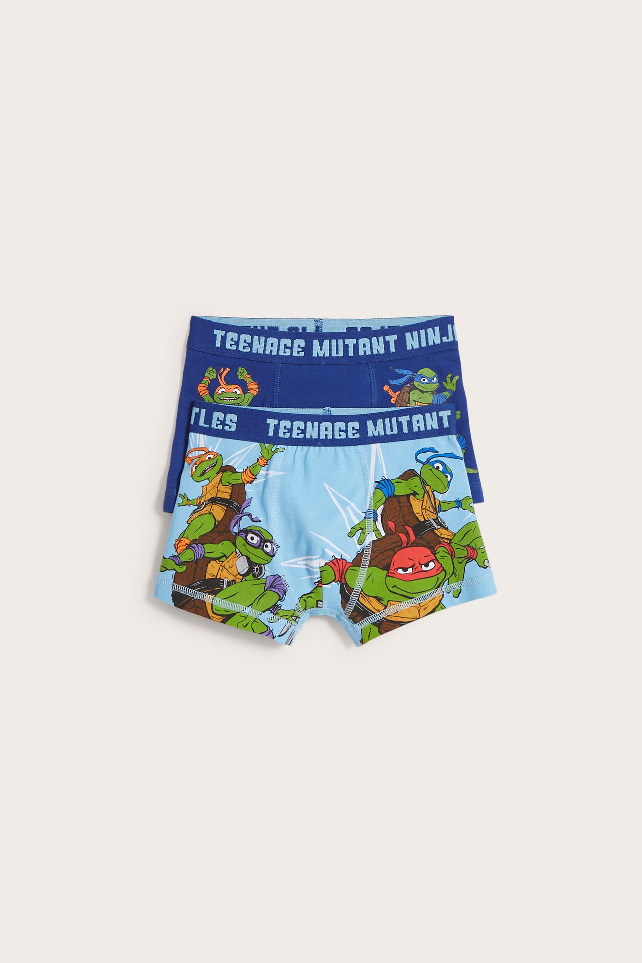 Boxerkalsonger 2-pack Turtles - Blå - 1