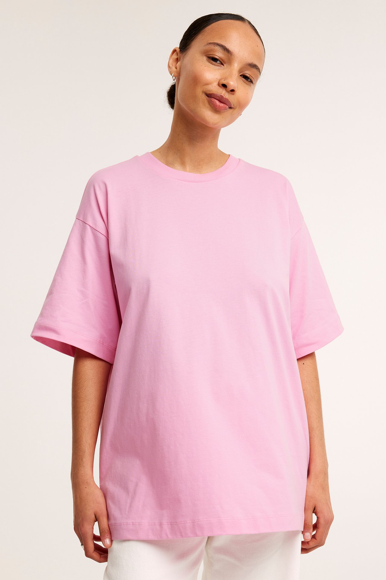 Oversized t-skjorte Rosa - null - 1