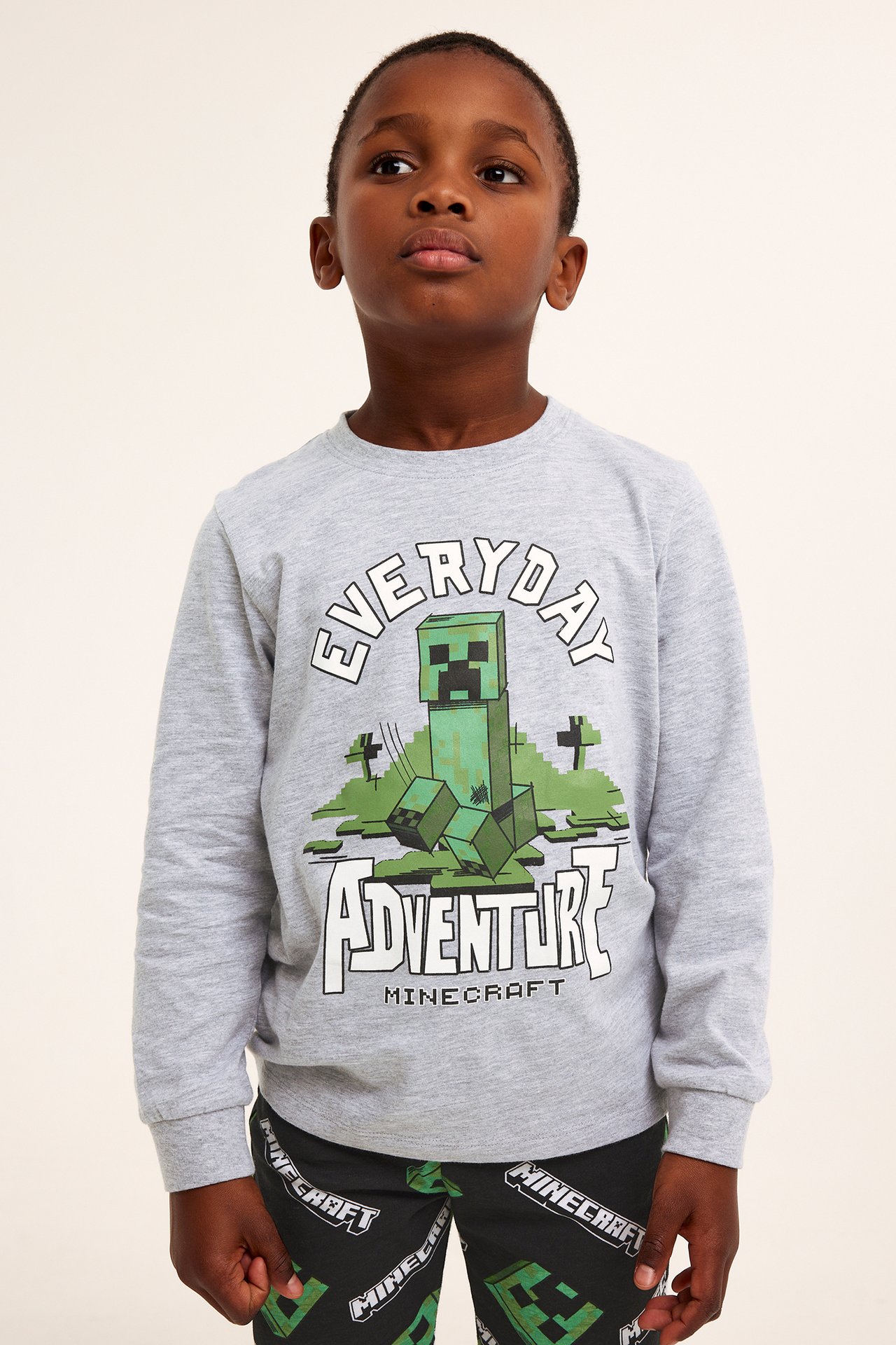 Pyjamas Minecraft - Svart - 3