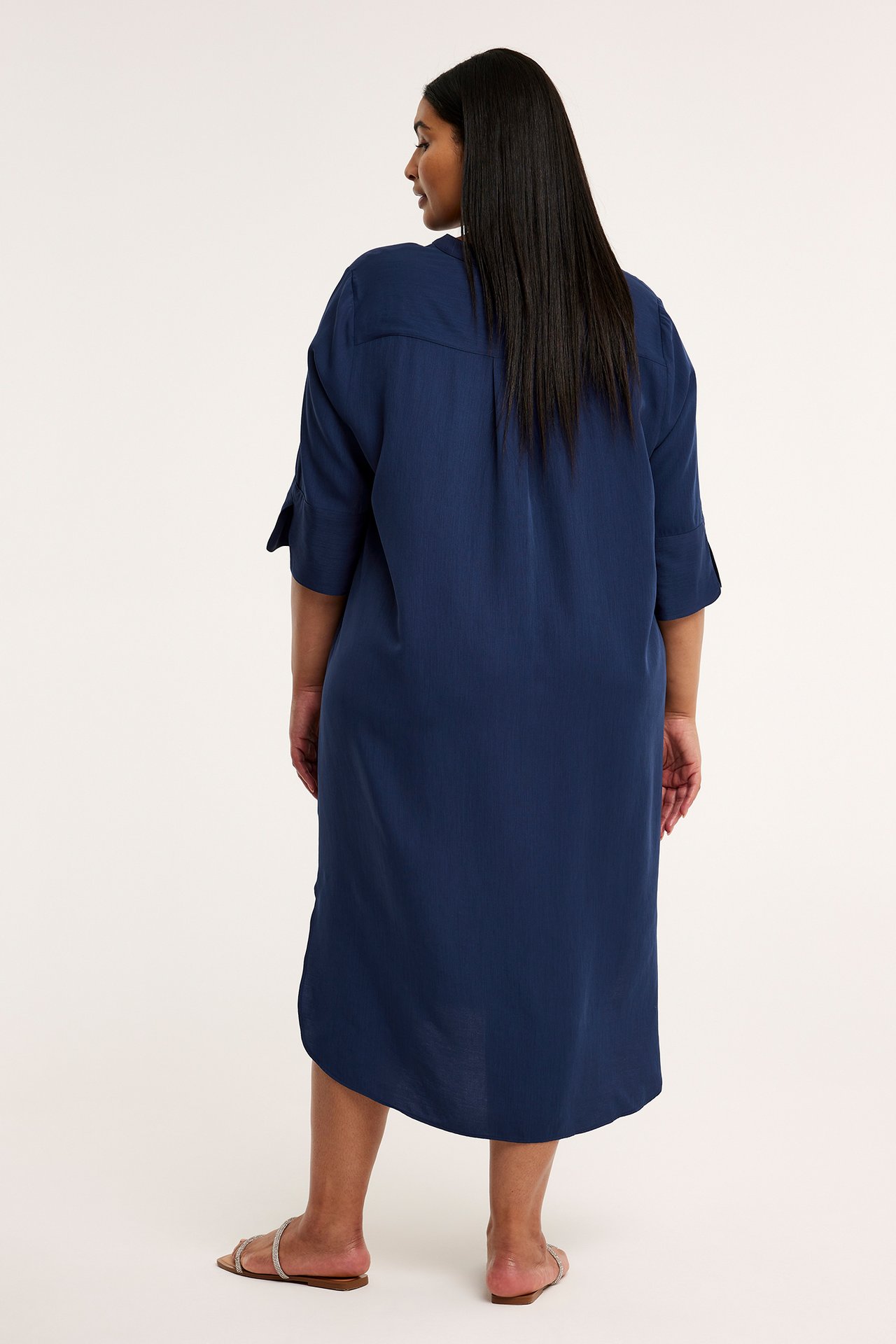 Sukienka narzutka - Niebieski - 172cm / Storlek: XL - 3