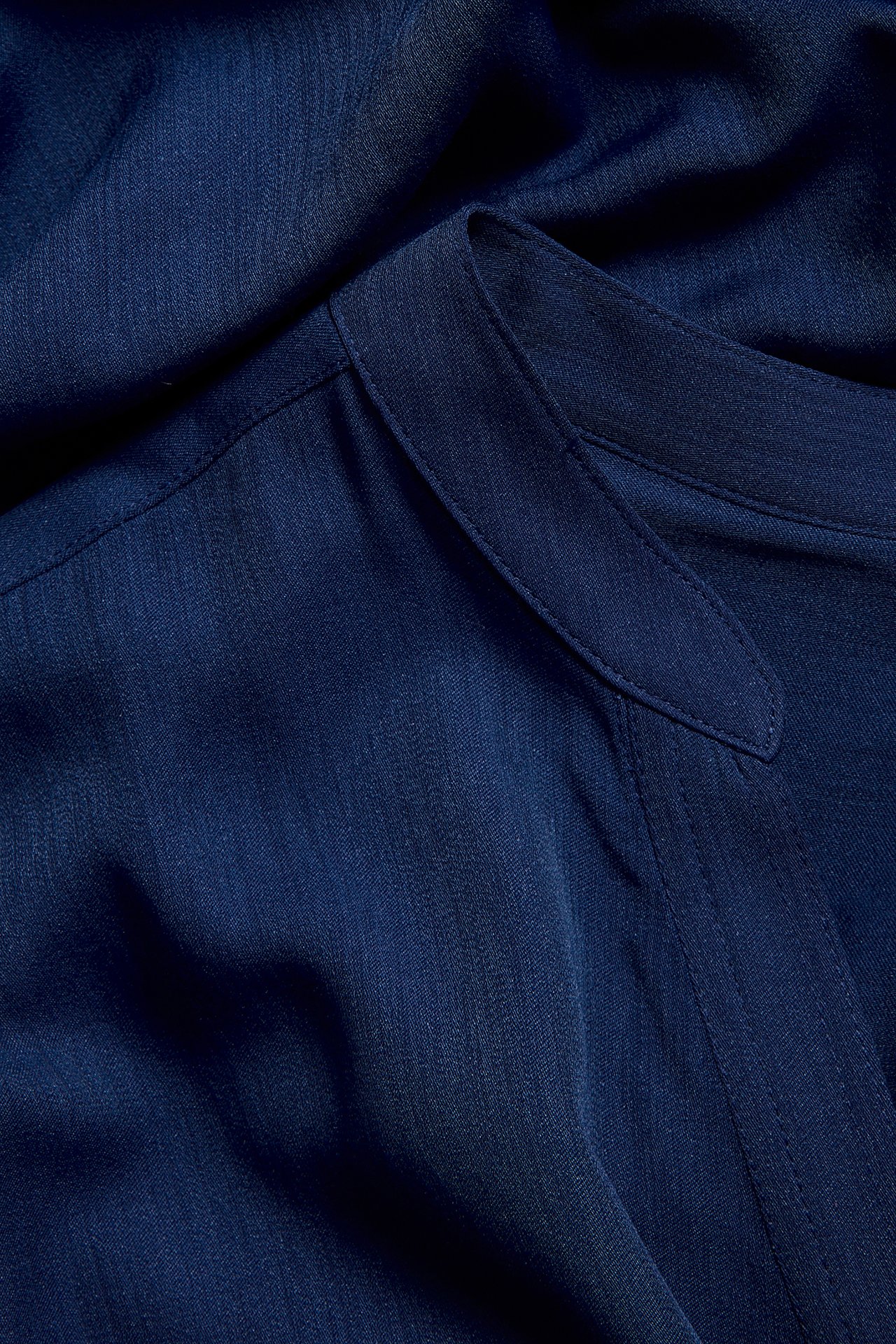 Sukienka narzutka - Niebieski - 4