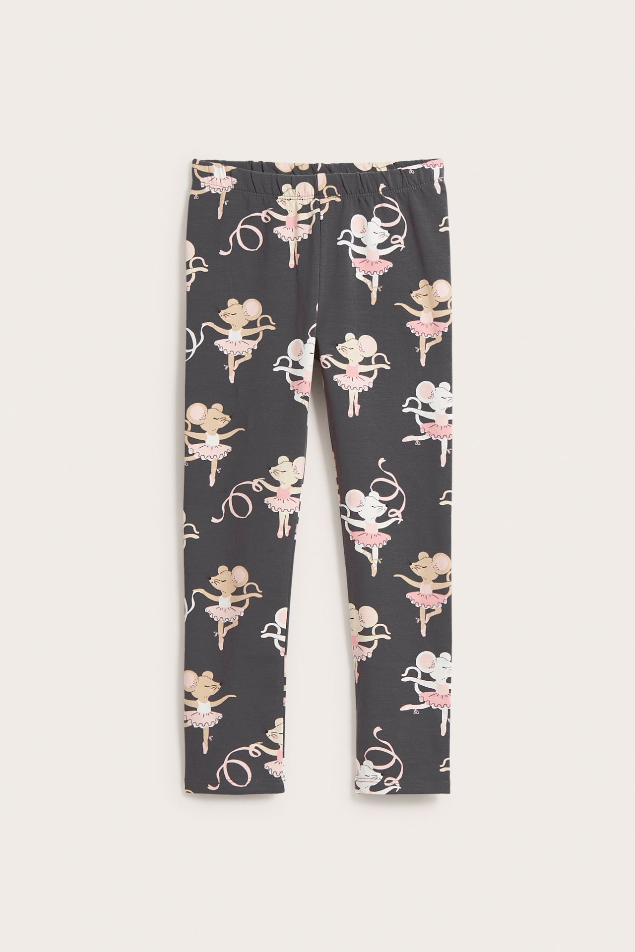 Legginsy z puszystą stroną wewnętrzną - Ciemnoszary - 5