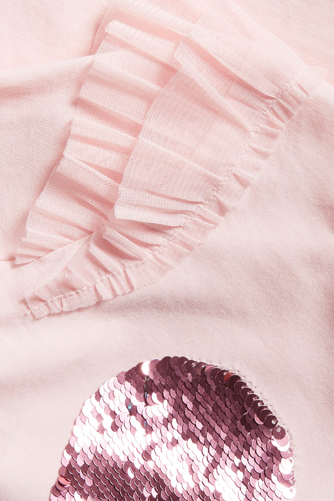 Topp med vändbara paljetter - Rosa - 2