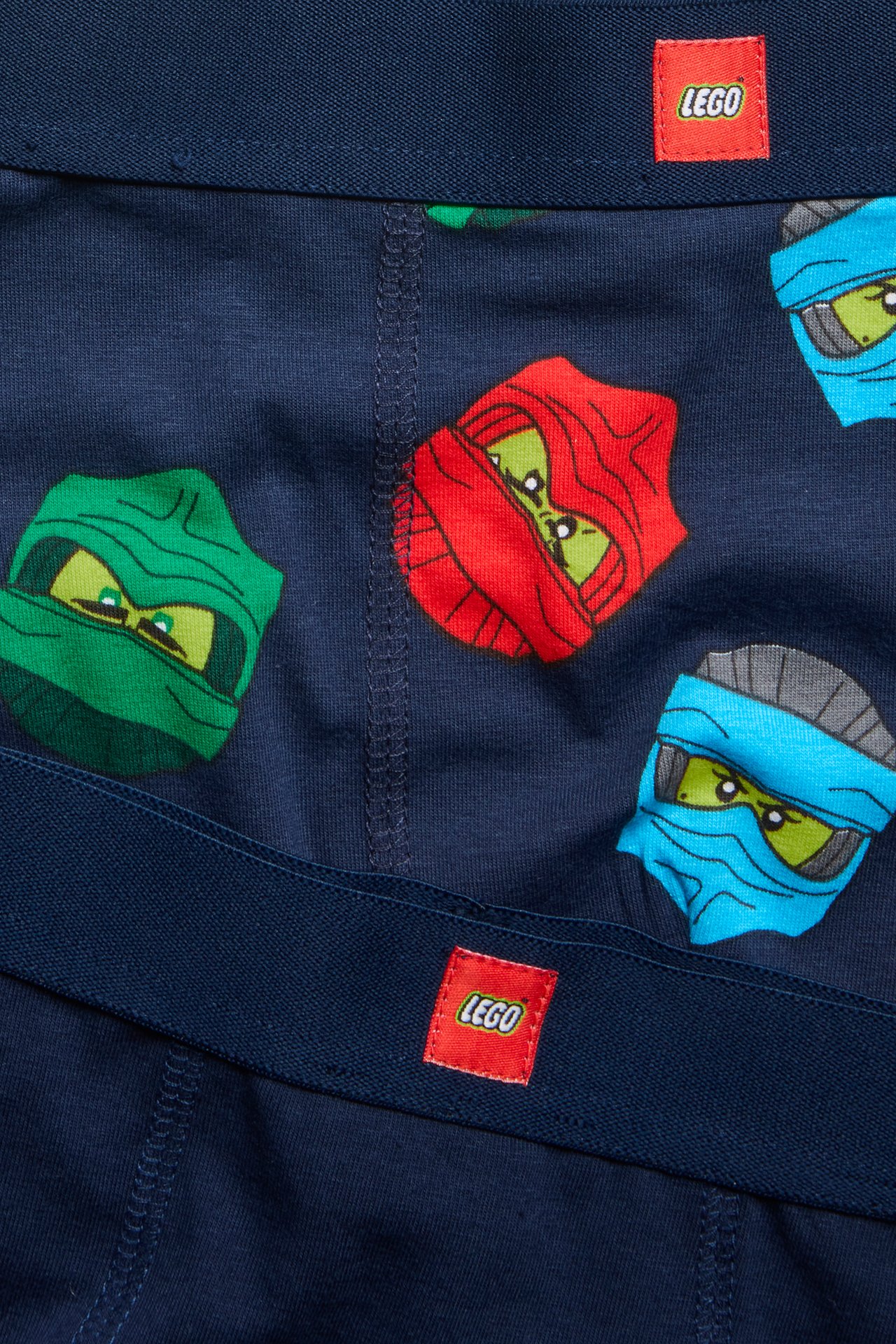 Bokserit Ninjago 2 kpl - Tummansininen - 1
