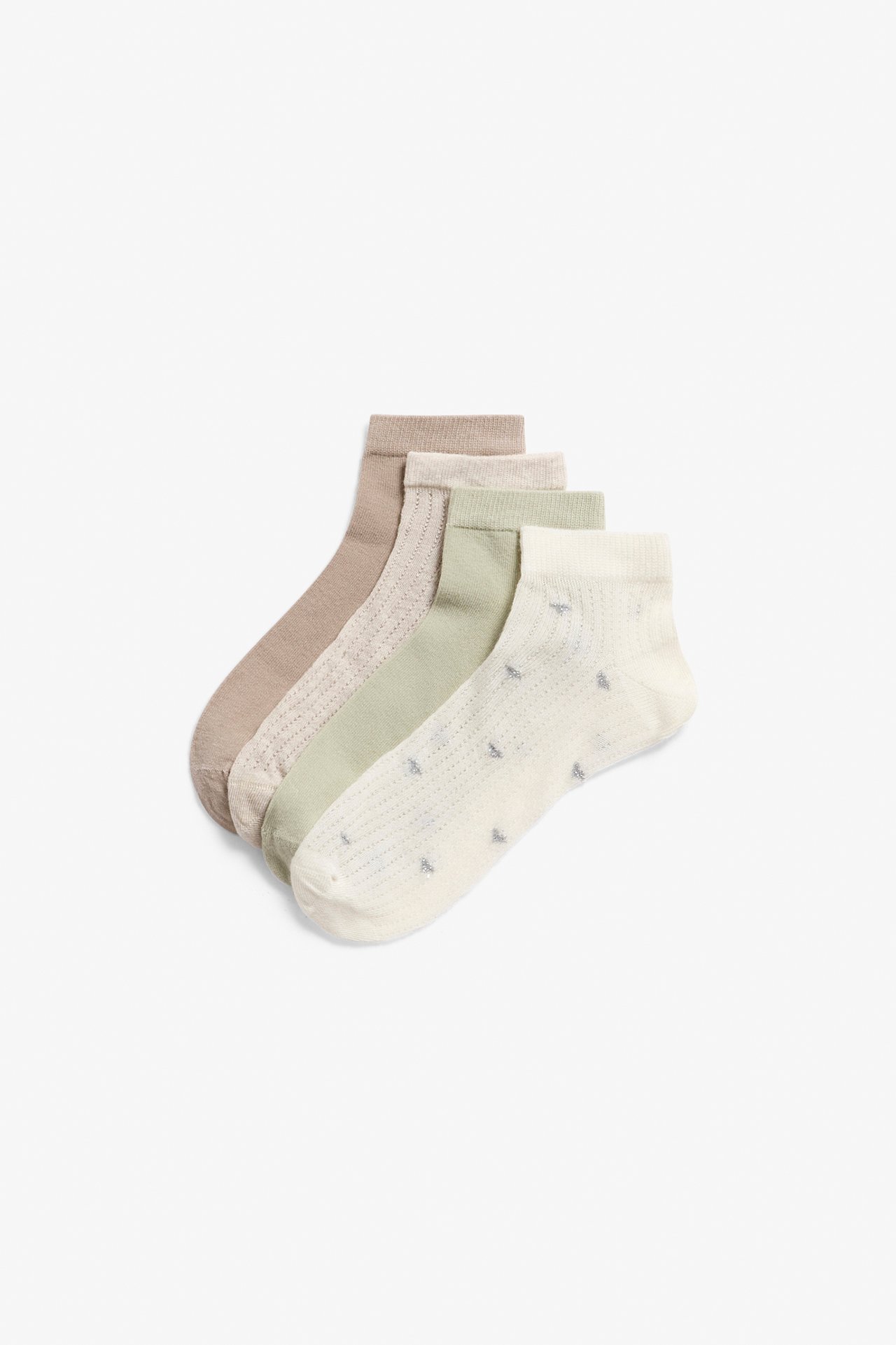 Strumpor 4-pack - Ljusbeige - 1