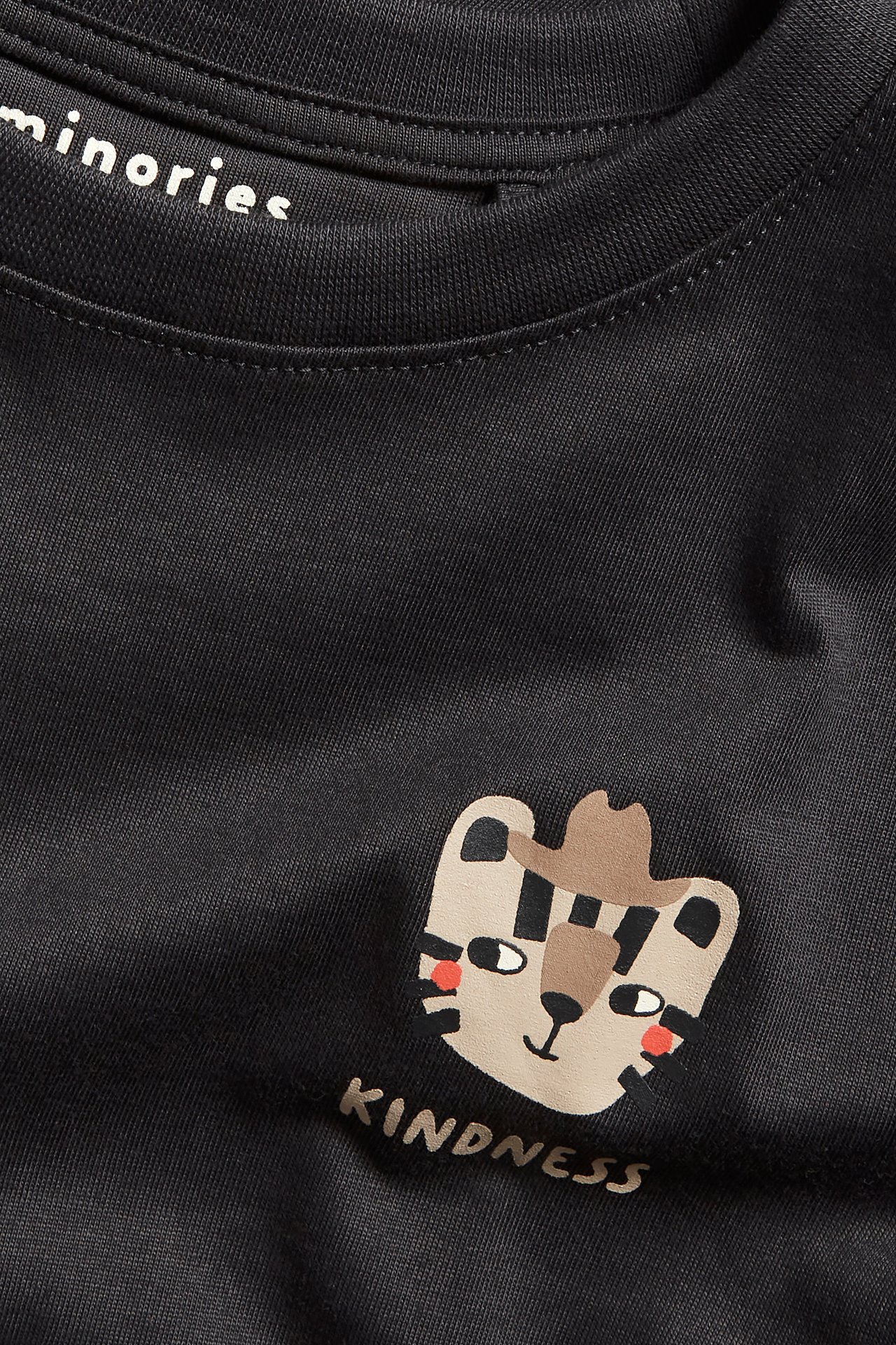 T-shirt z nadrukiem - Czarne - 1