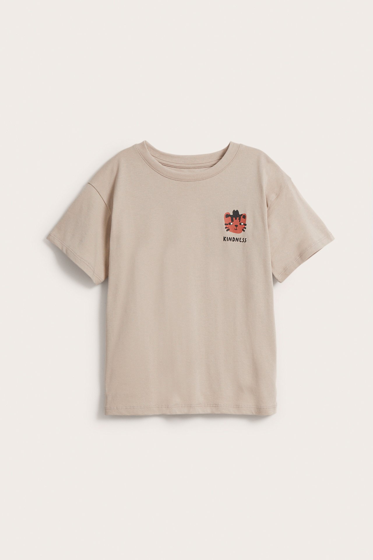T-shirt z nadrukiem - Beżowy - 2
