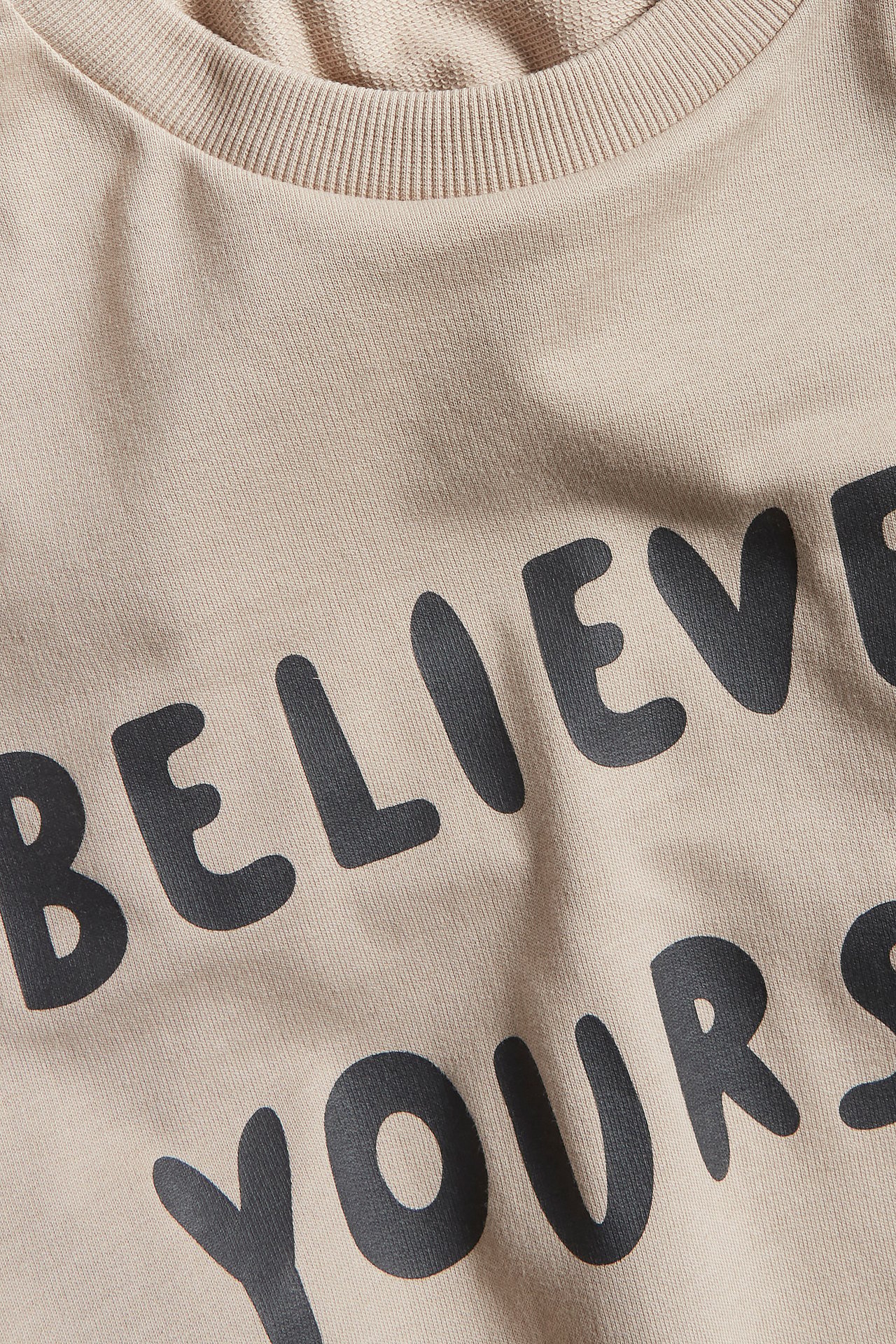 Sweatshirt - Beige - 1