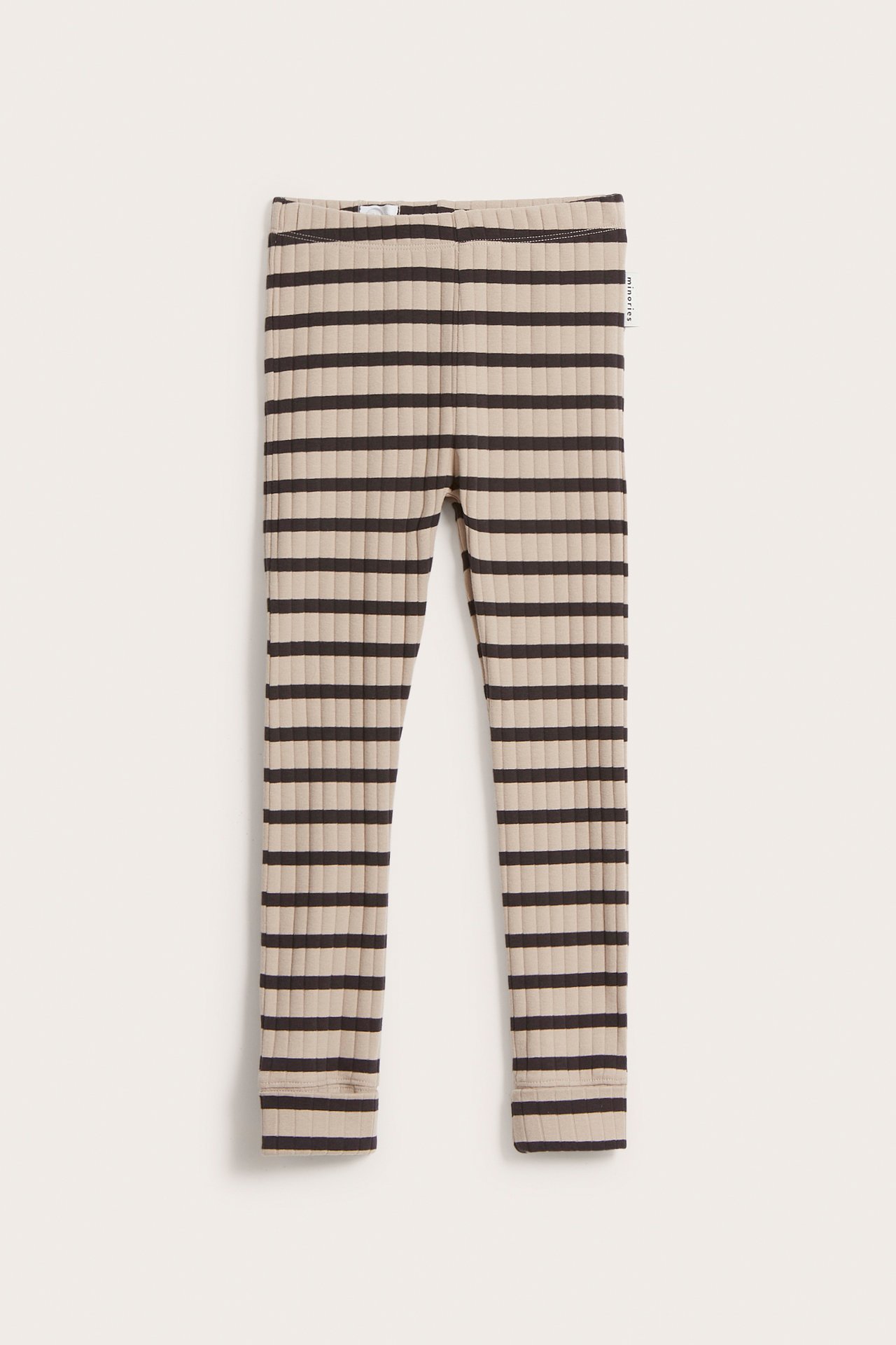 Ribbade leggings - Svart - 2