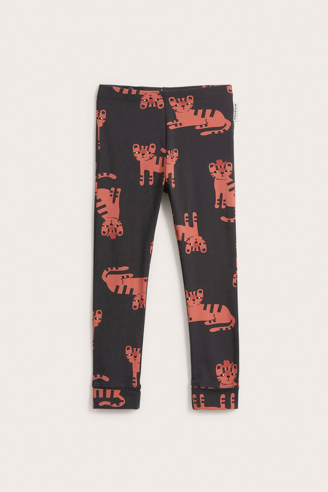 Wzorzyste legginsy - Czarne - 2
