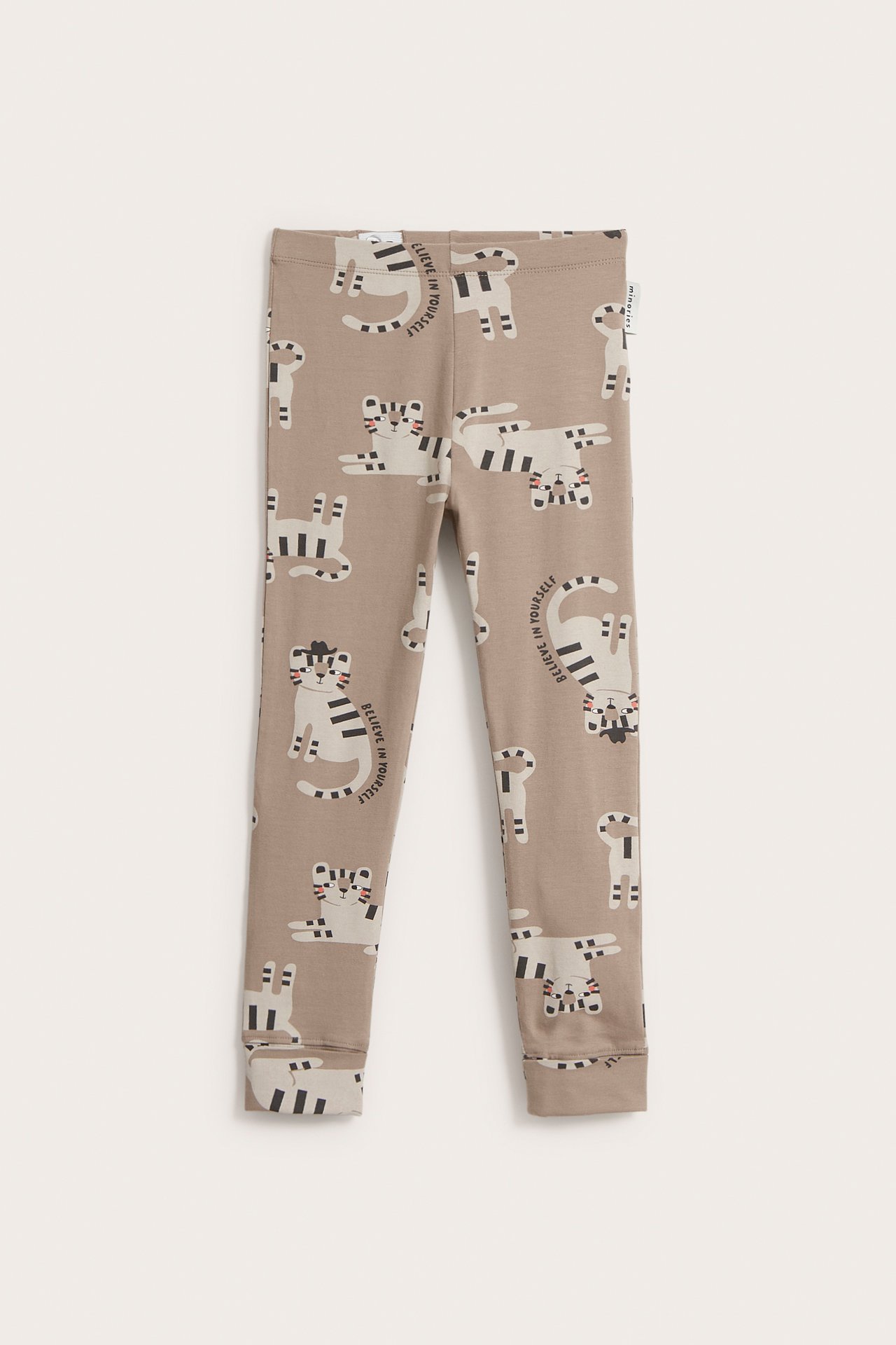 Wzorzyste legginsy - Beżowy - 2