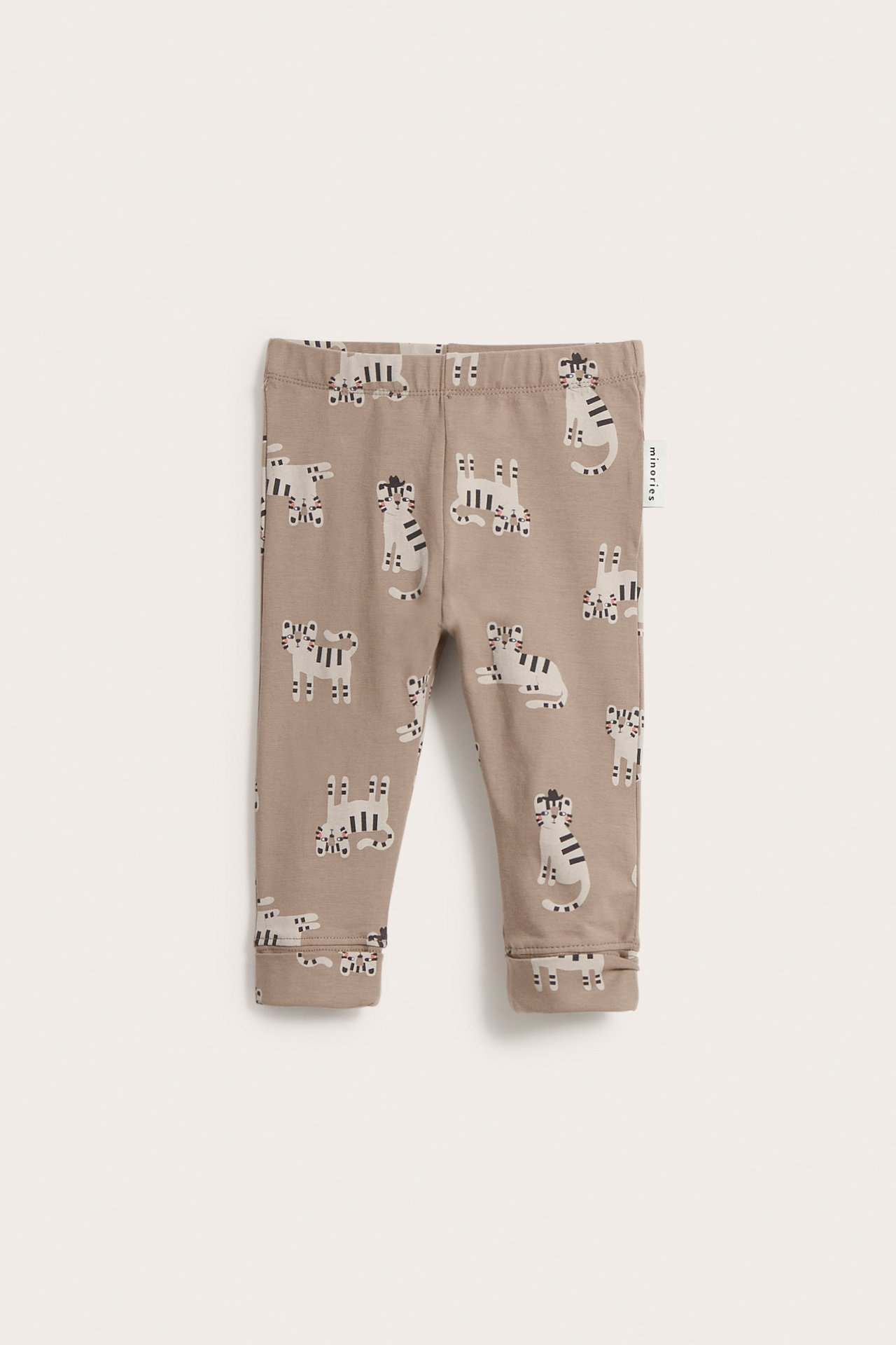 Legginsy we wzory, dla niemowląt - Beżowy - 2