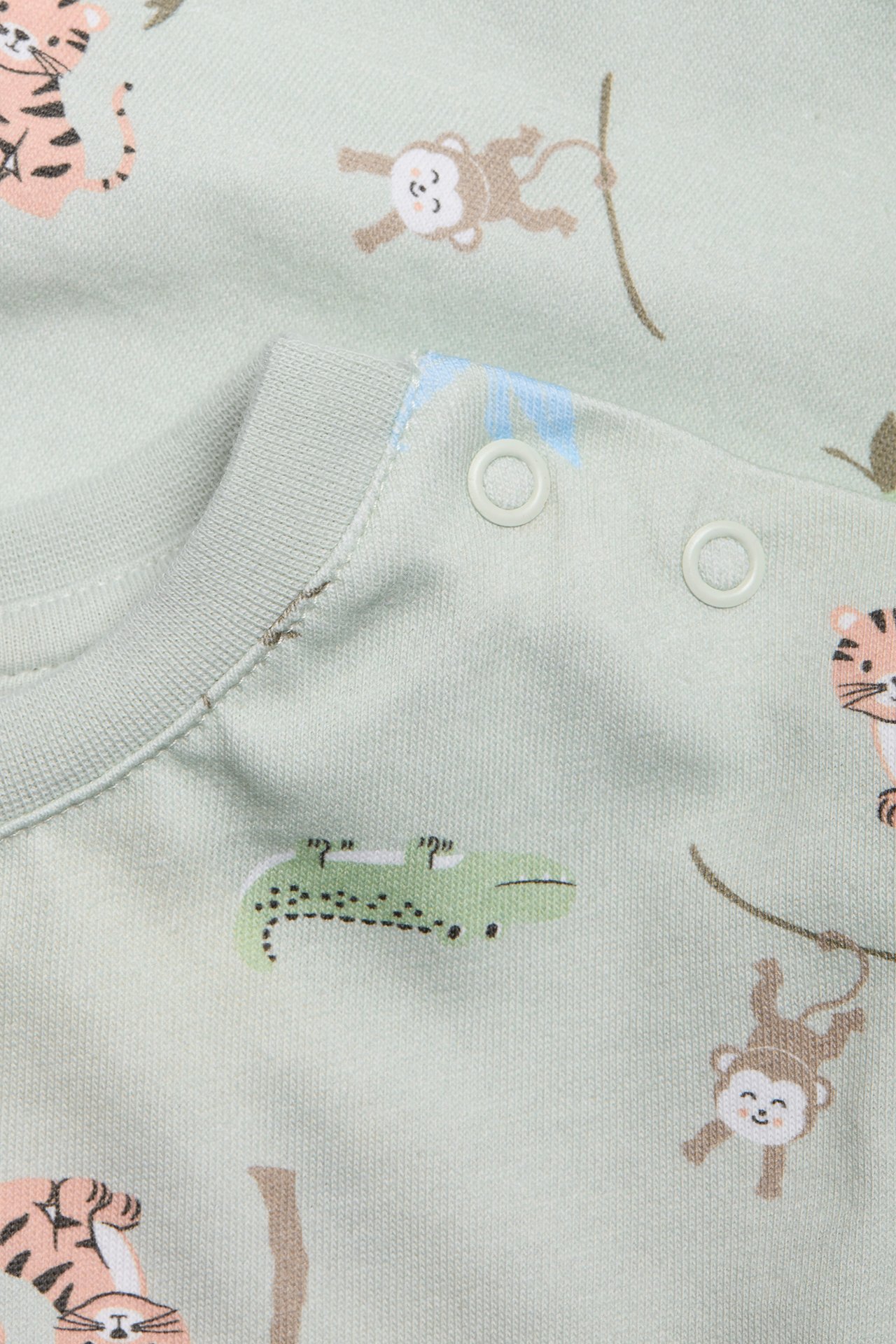 Kuviollinen vauvojen t-paita Vaaleanvihreä - null - 3