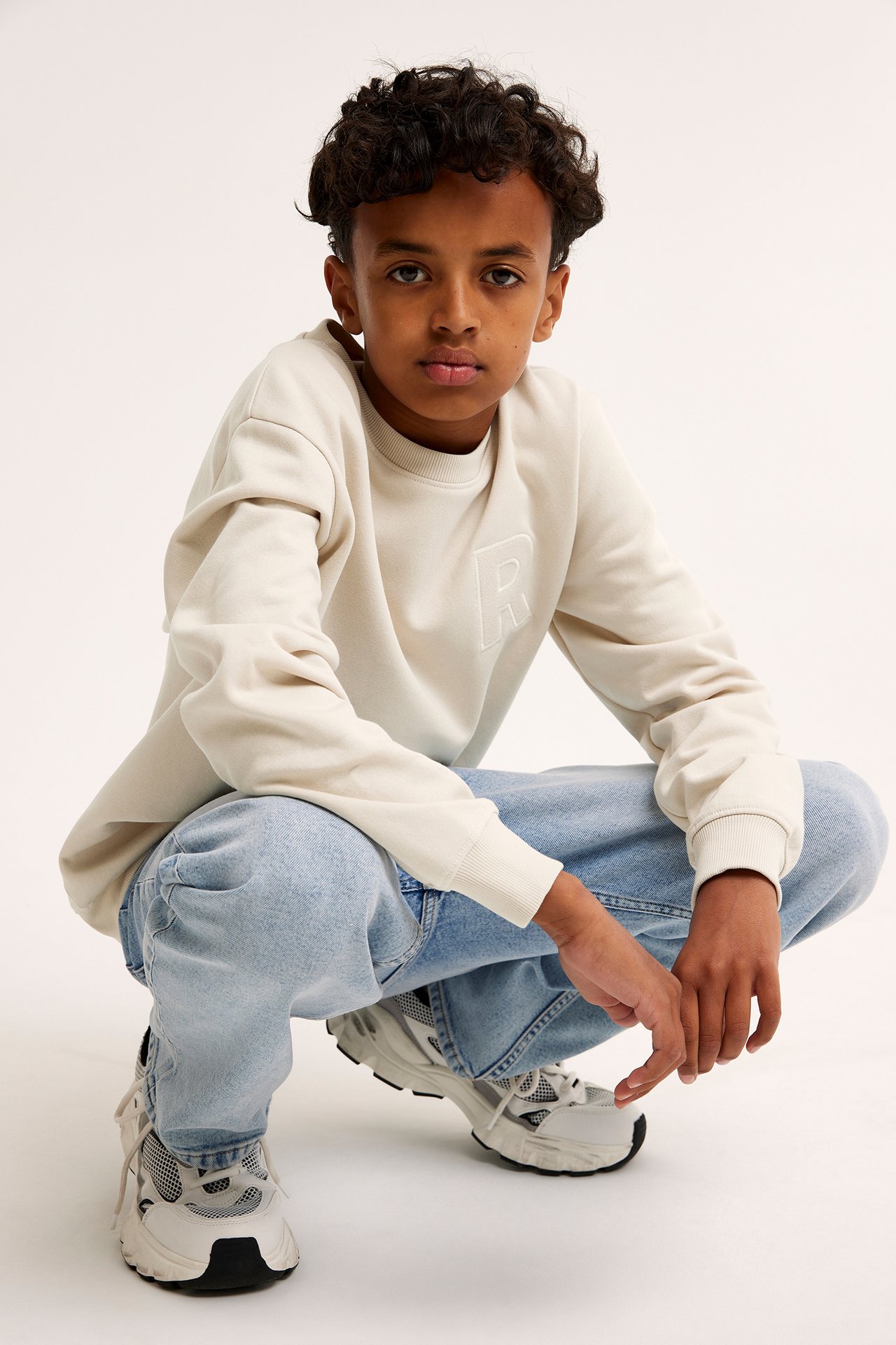 Sweatshirt - Beige - 1