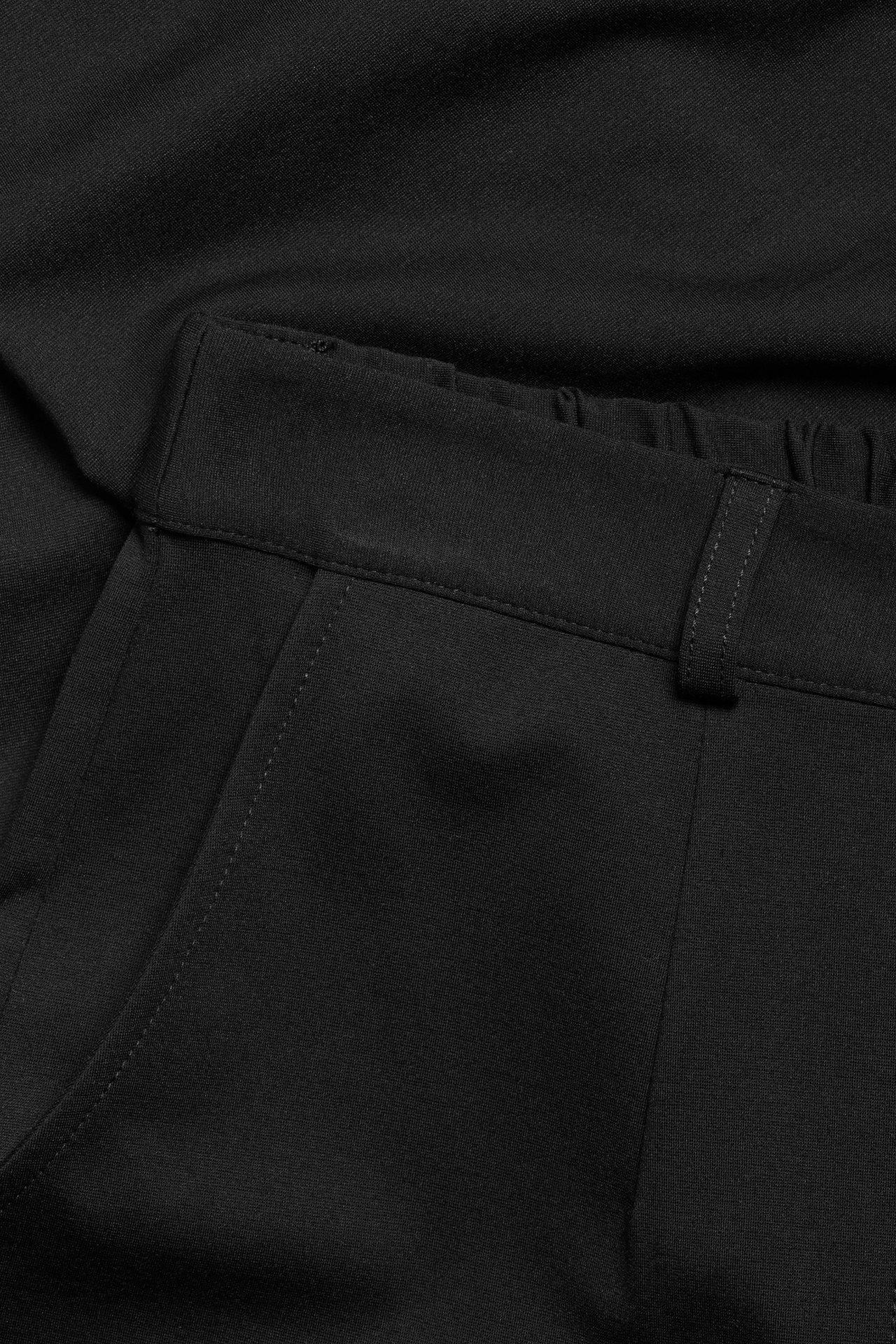 Spodnie garniturowe - Czarne - 1