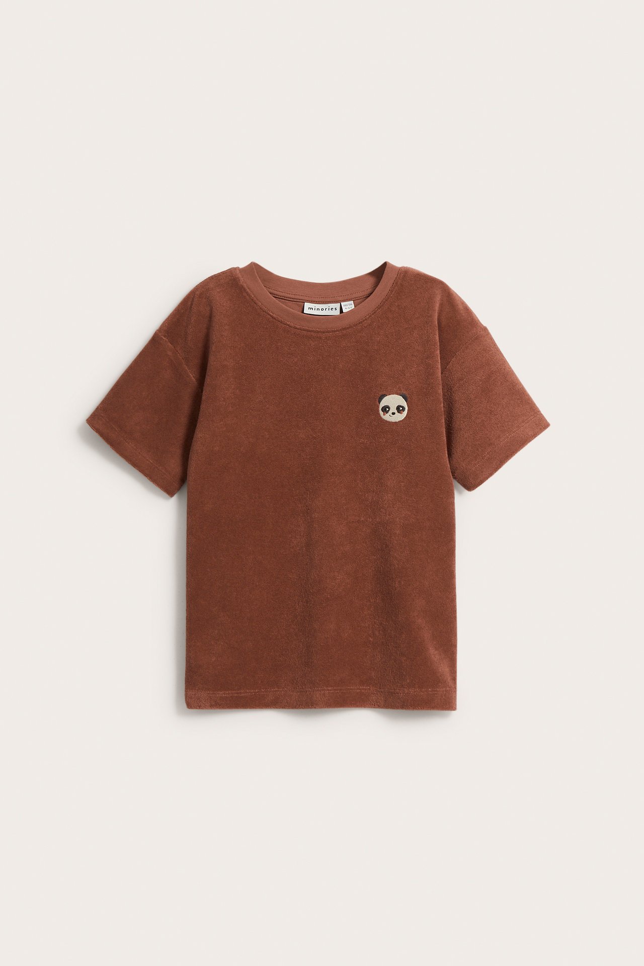 T-skjorte med frotté - Rød - 2