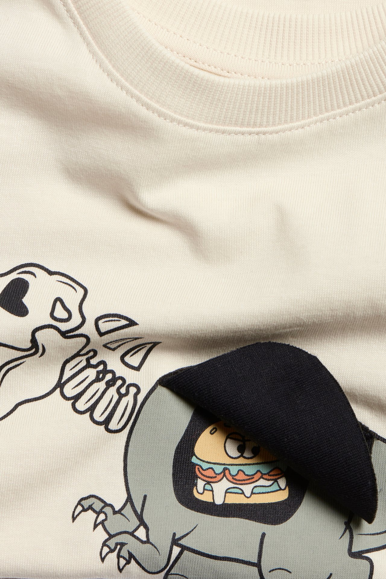 Bluza z ukrytym detalem - Jasnobeżowy - 4