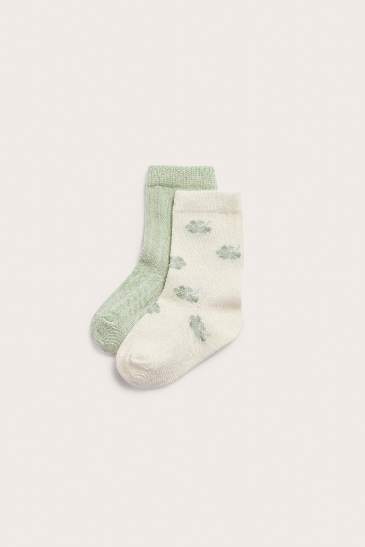 2 parin pakkaus vauvojen sukkia - Vihreä - 1