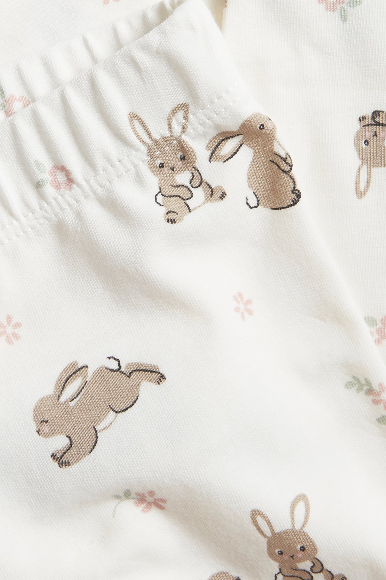 Mönstrade leggings baby - Offwhite - 5