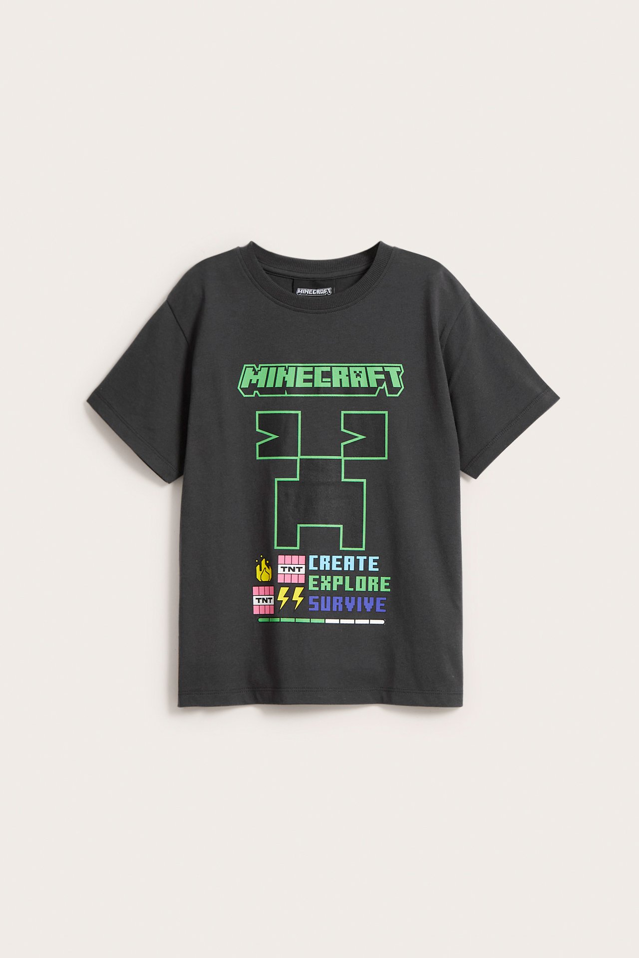 T-shirt Minecraft - Czarne - 2