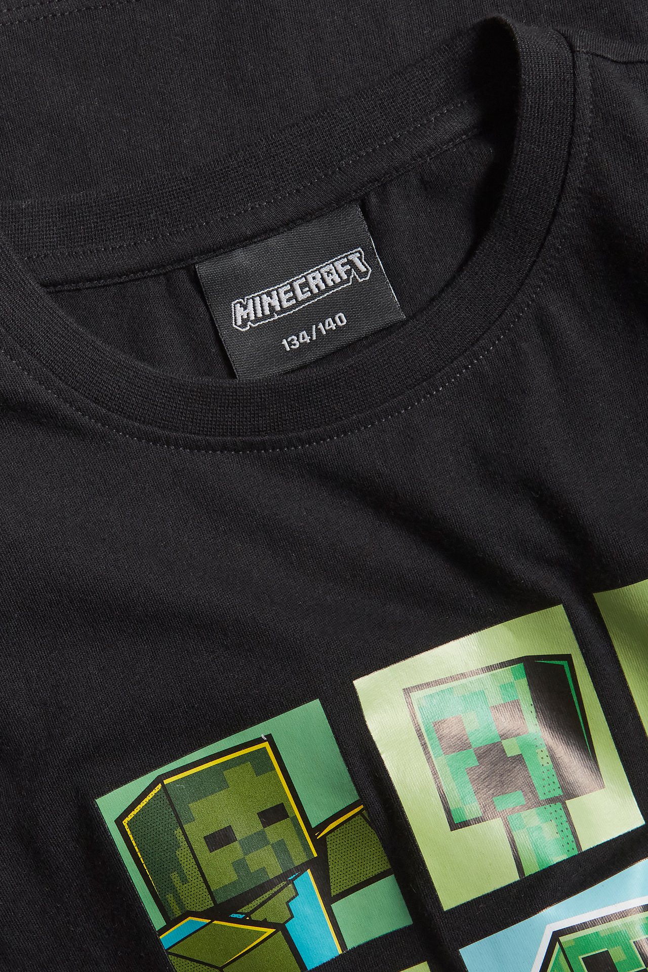 T-shirt Minecraft - Czarne - 1