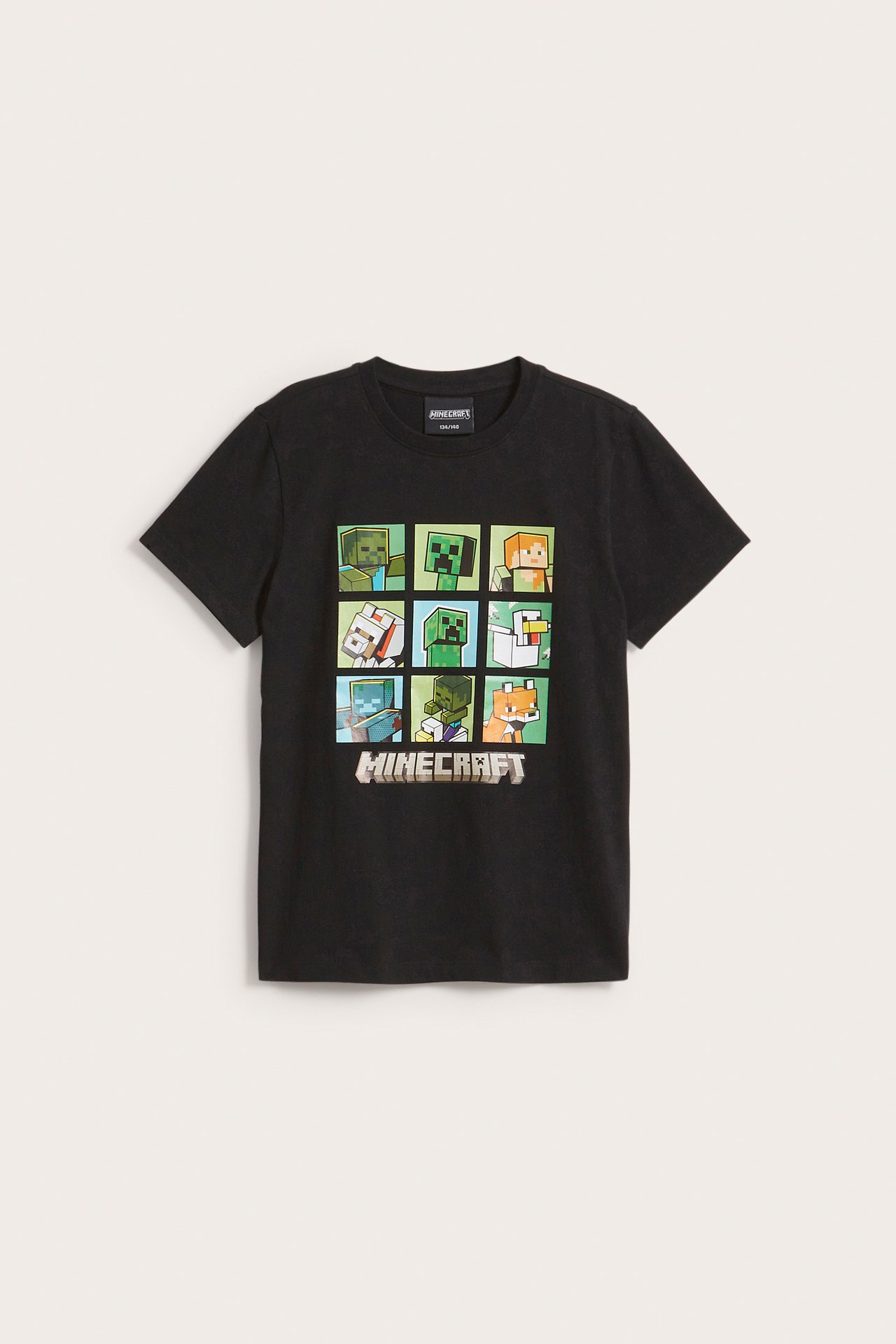 T-skjorte Minecraft - Svart - 2