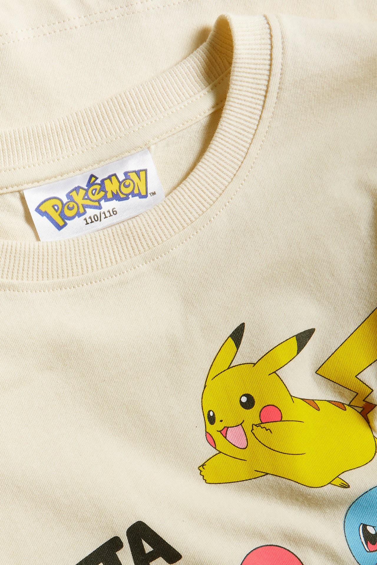 T-shirt Pokemon - Jasnobeżowy - 1