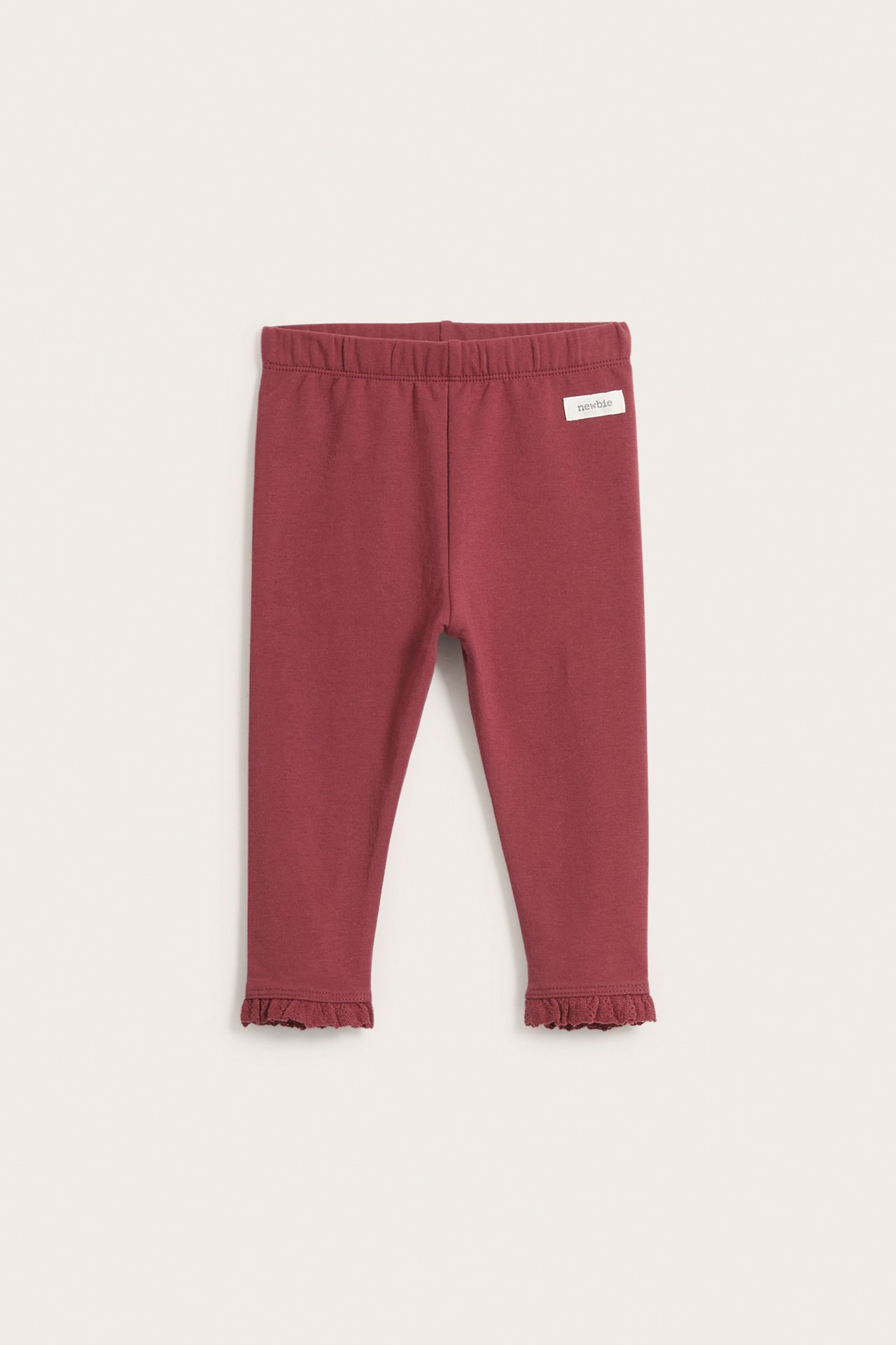 Leggings baby - Mörkröd - 2