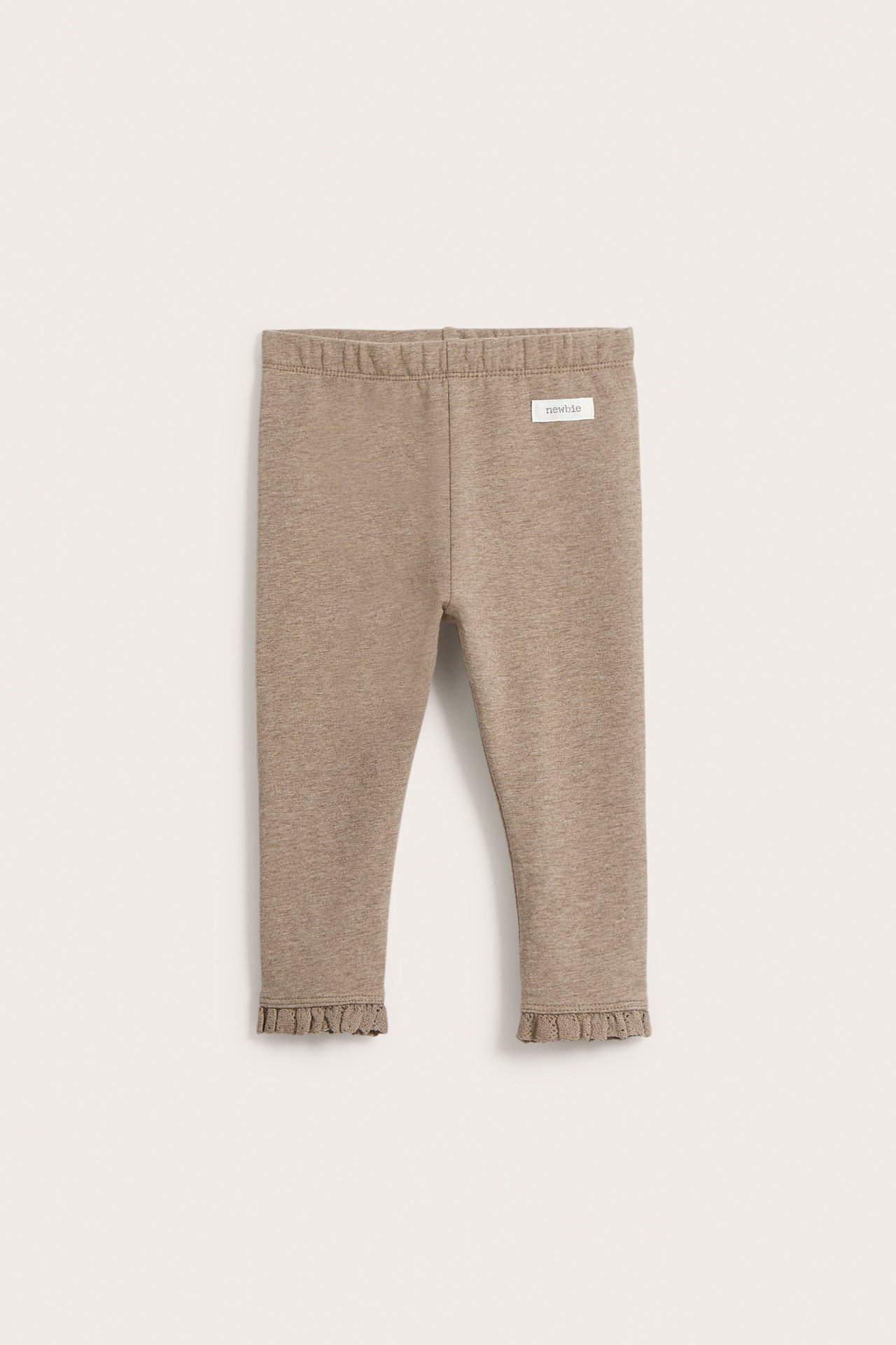 Leggings baby - Melerad beige - 2