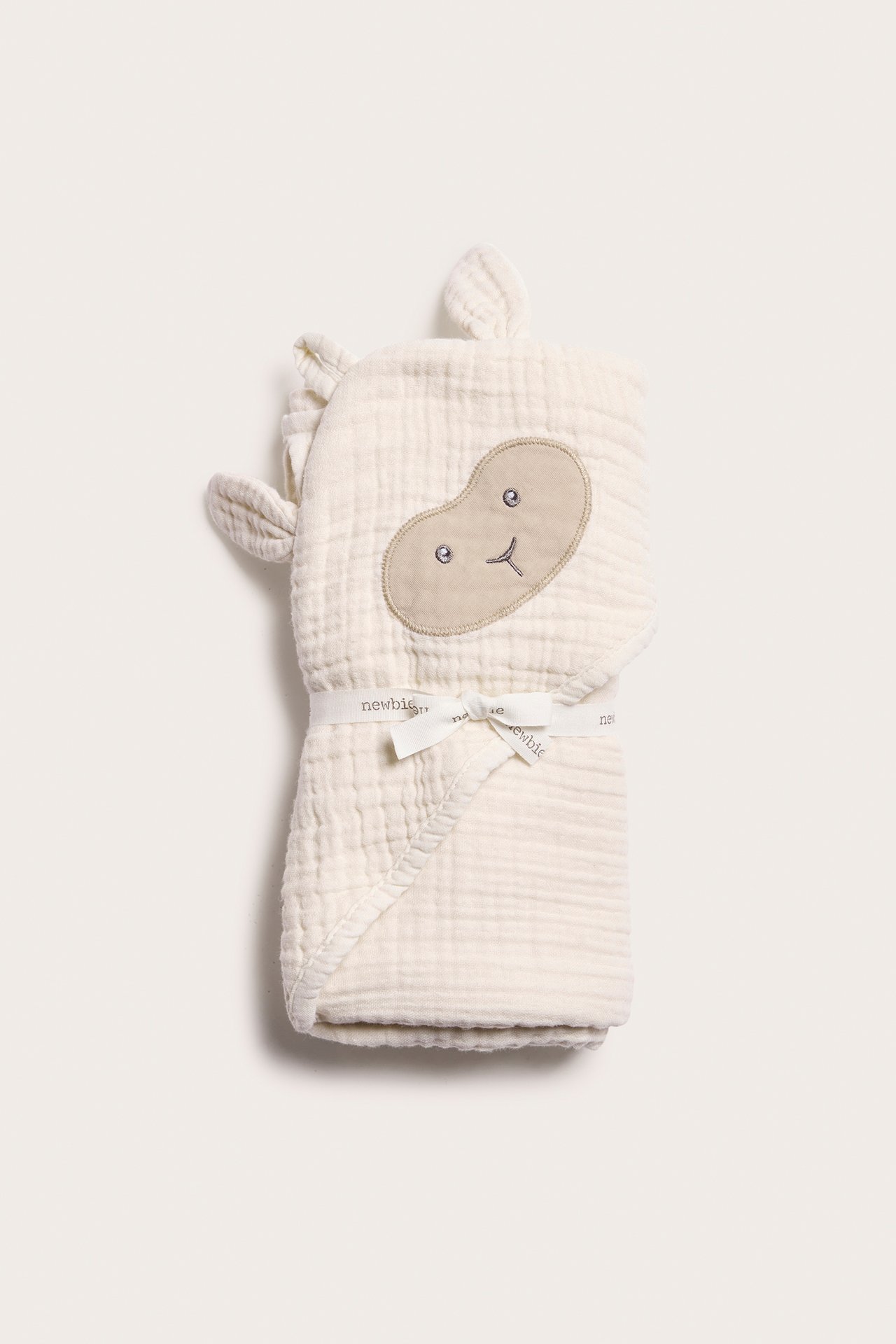 Badehåndkle i muslin - Offwhite - 1