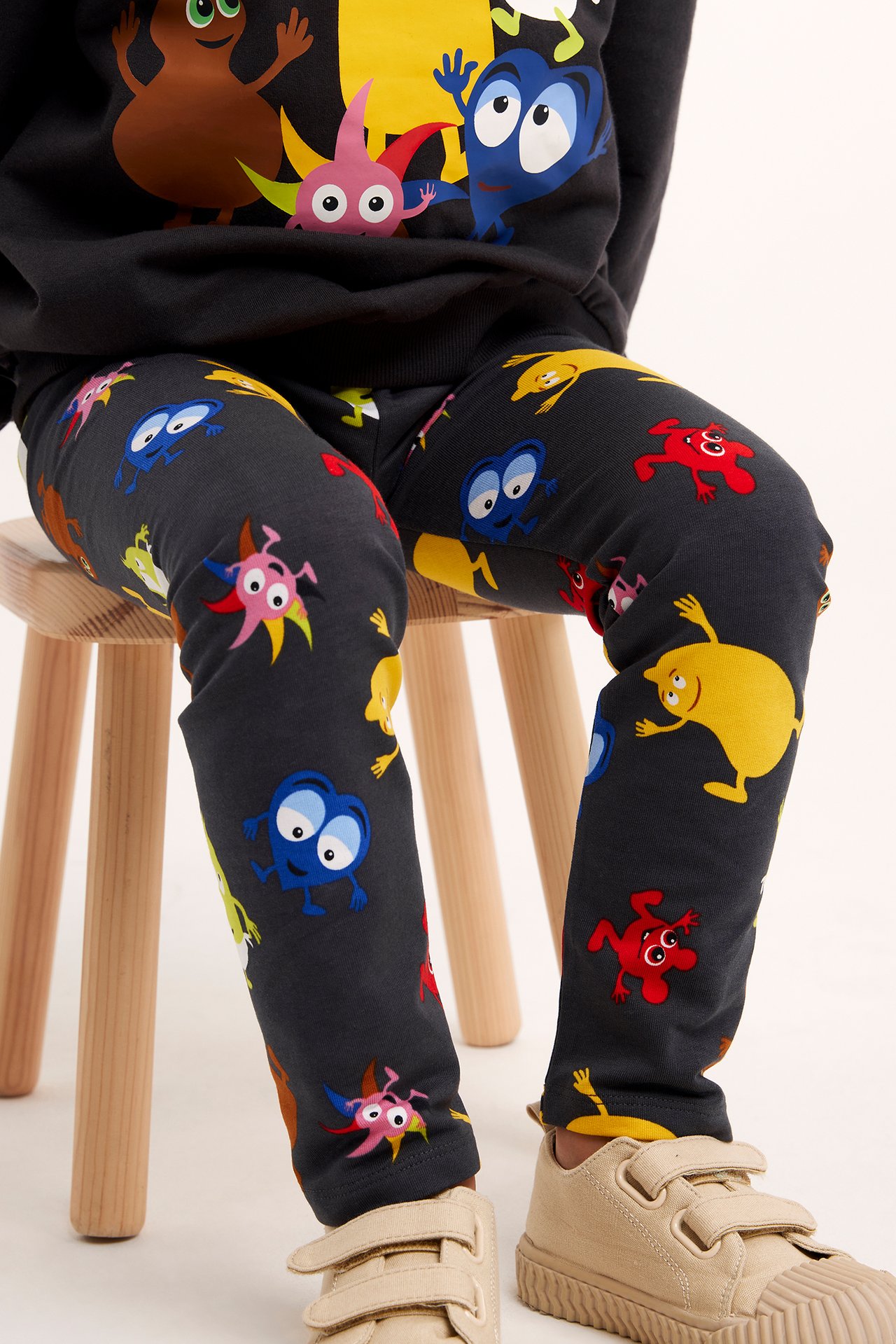Legginsy Babblarna - Czarne - 1