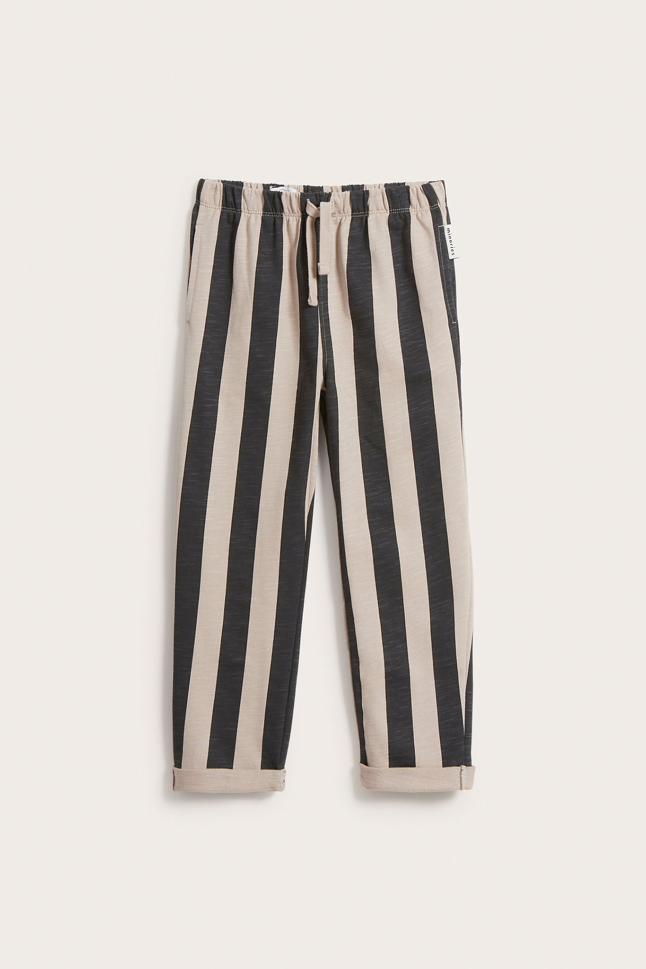 Stripete bukse - Beige - 2