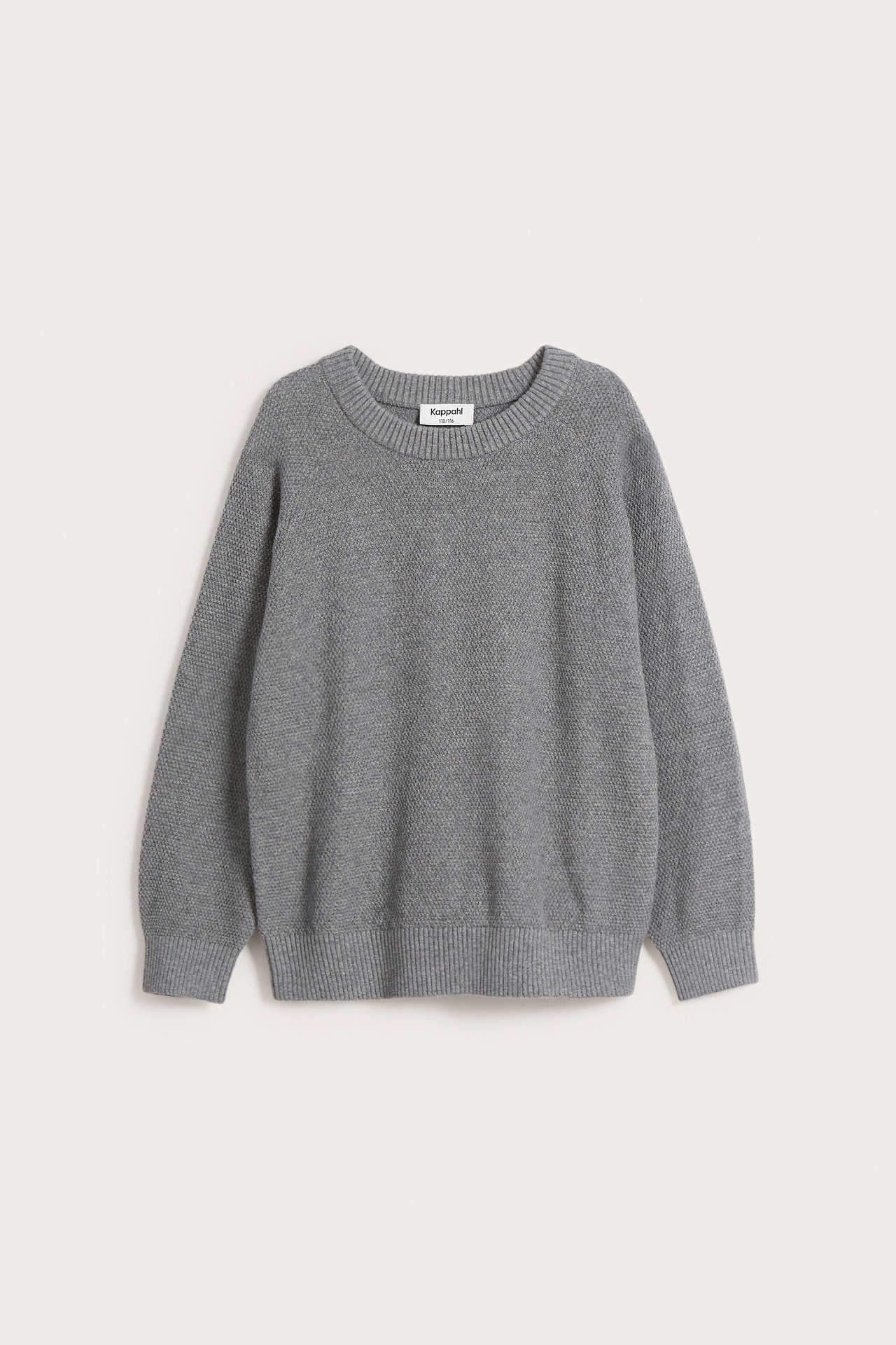 Dzianinowy sweter - Ciemnoszary - 3