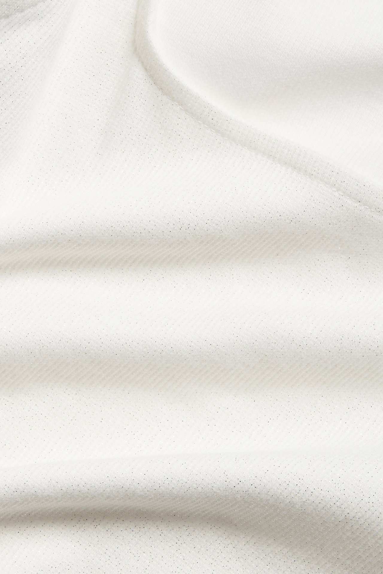 Prążkowana koszulka - Offwhite - 5