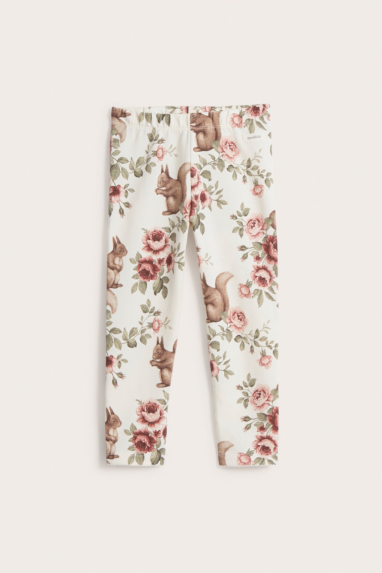 Legginsy ze zwierzęcym wzorem - Offwhite - 2