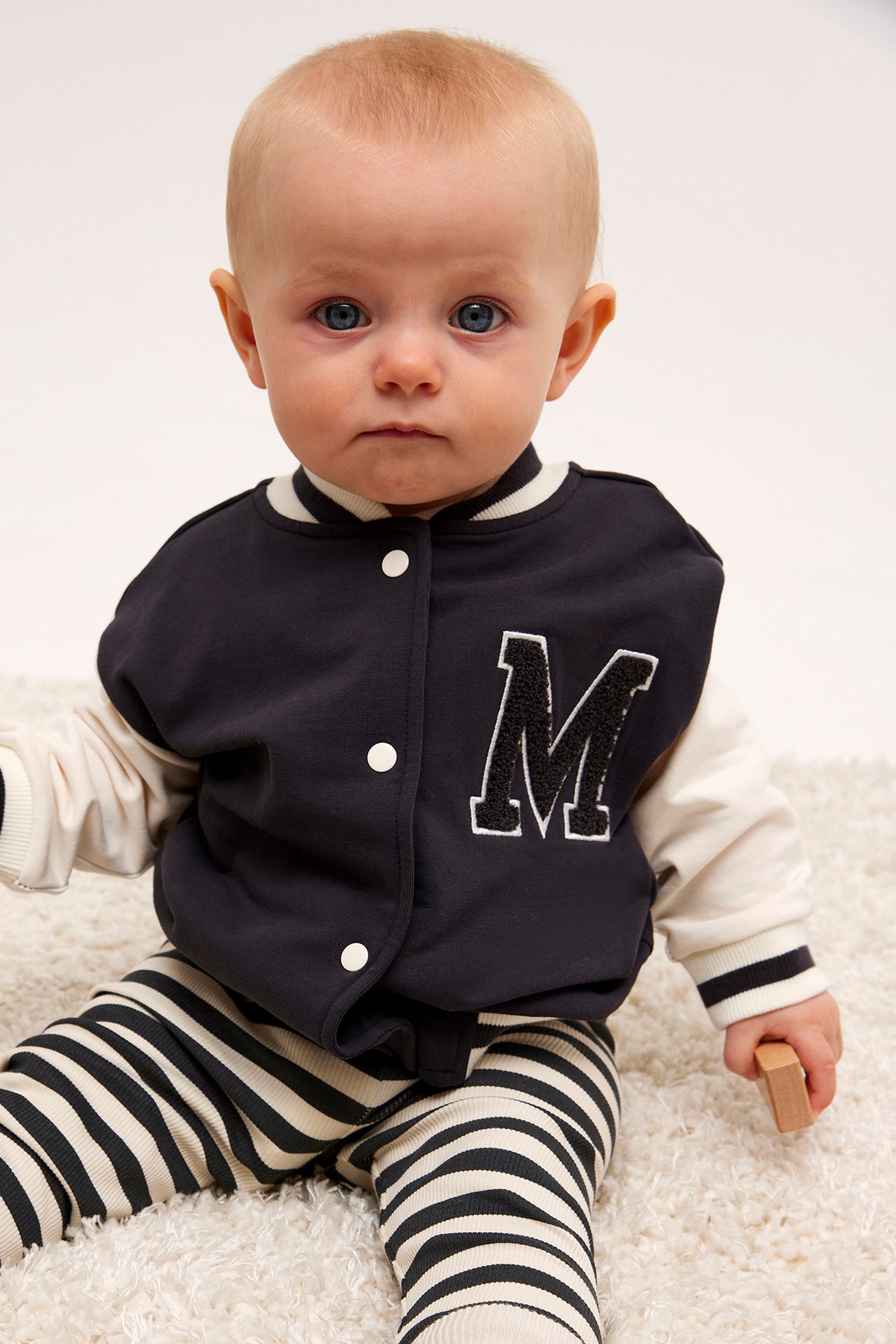 Baseballjacka - Svart - 2