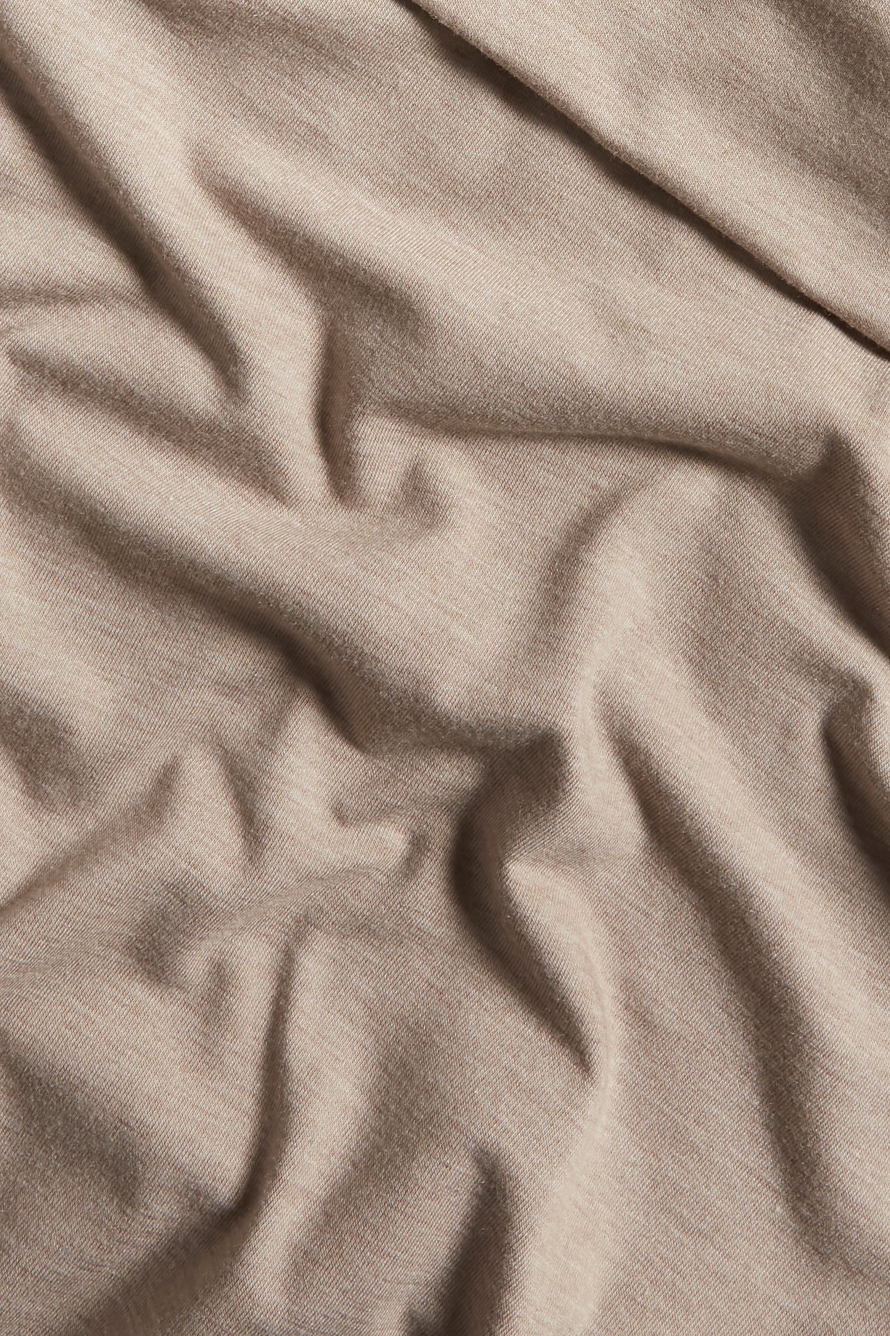 Off-shoulder-paita - Meleerattu beige - 7