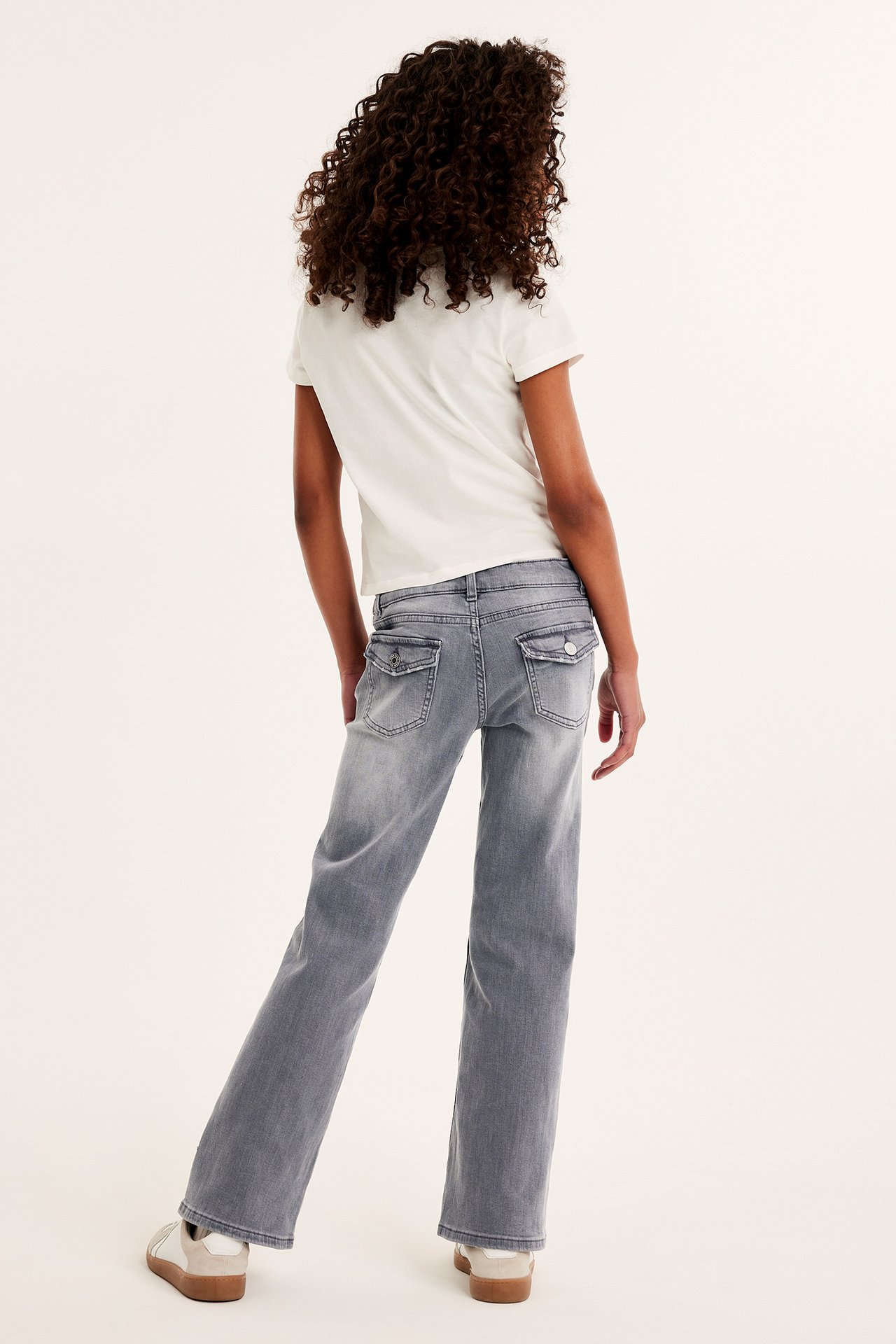 Bootcut jeans low waist - Hopeanharmaa - 8