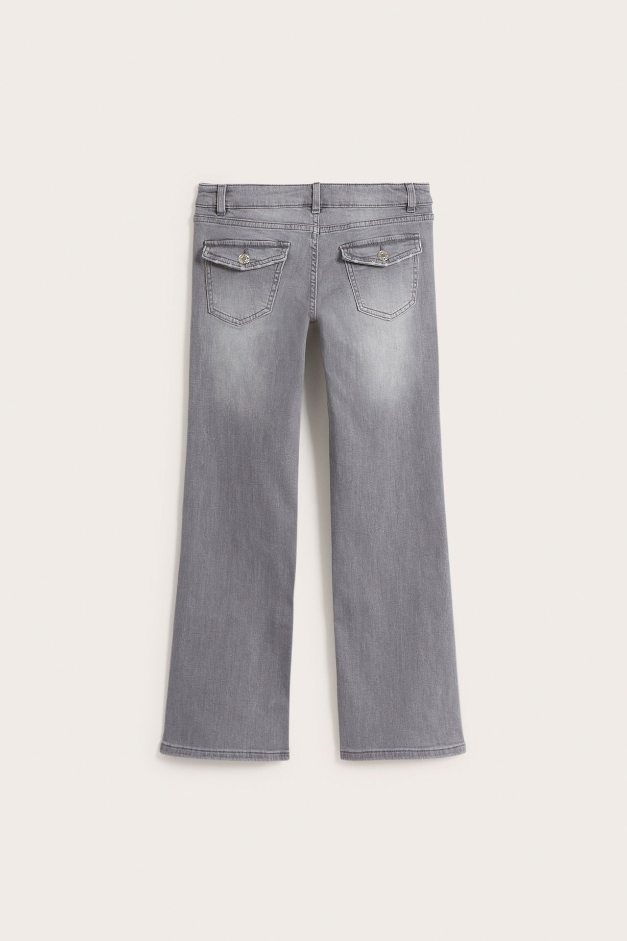 Bootcut jeans low waist - Sølvgrå - 7