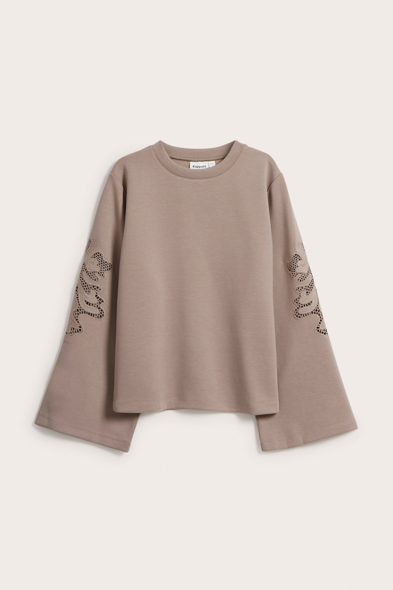 Topp i scuba - Mørk beige - 6