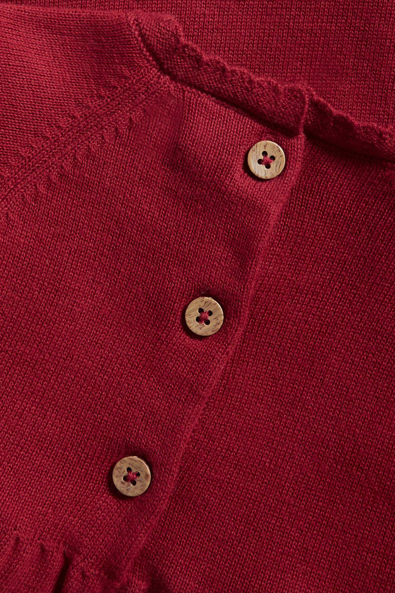 Mekko, jossa on röyhelöt - Punainen - 7