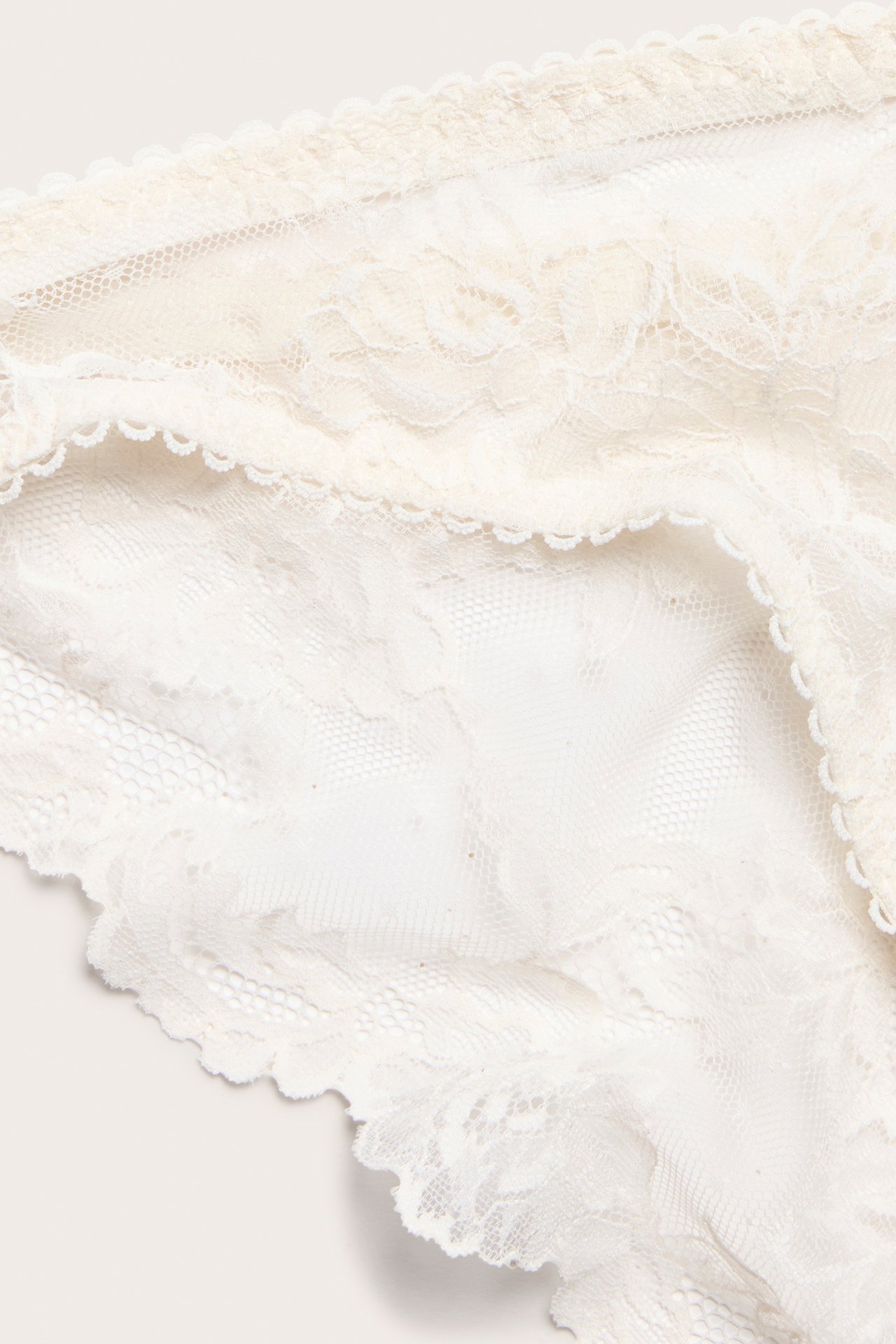Brazyliany z koronki - Offwhite - 4
