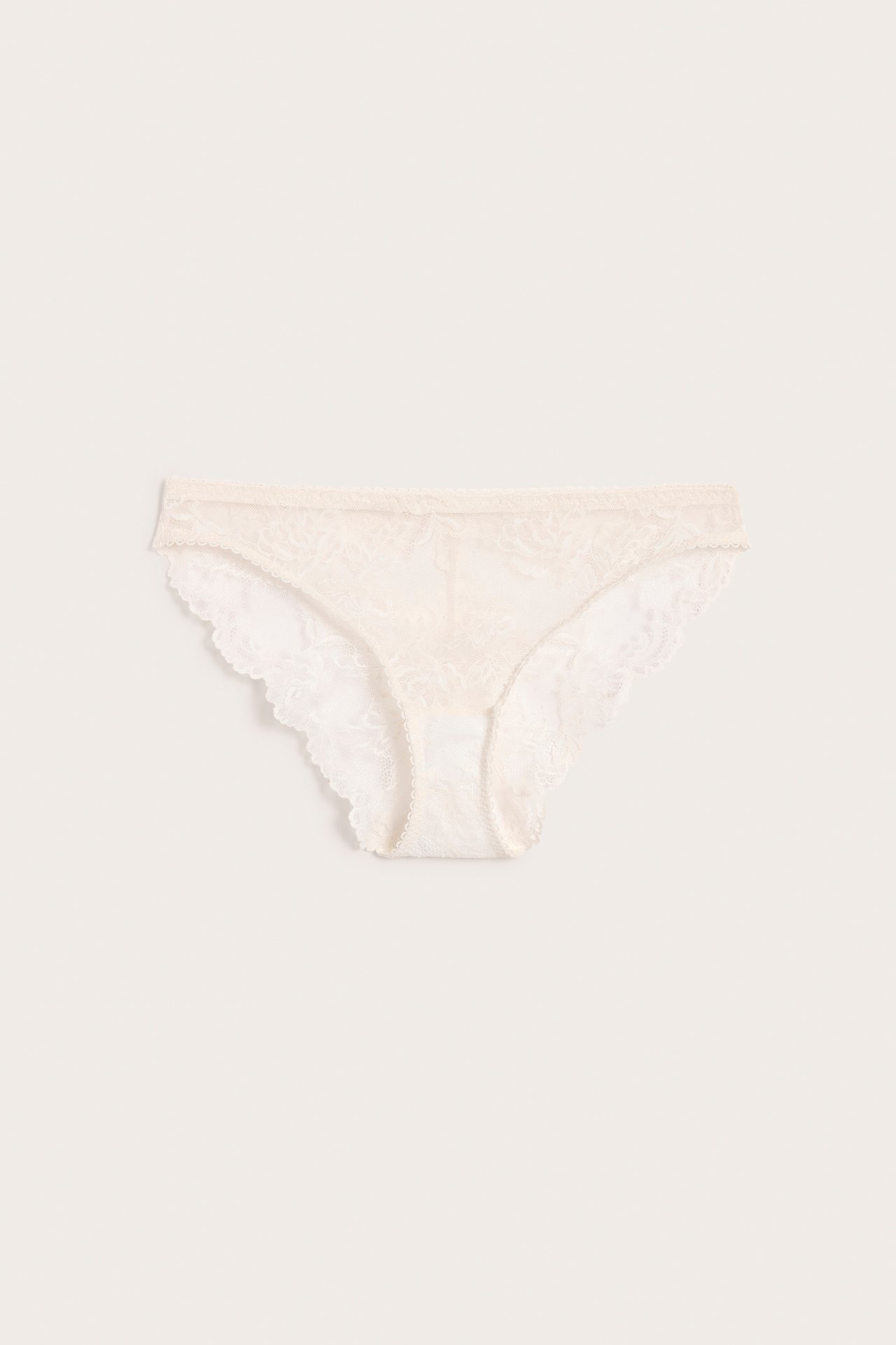 Brazyliany z koronki - Offwhite - 5