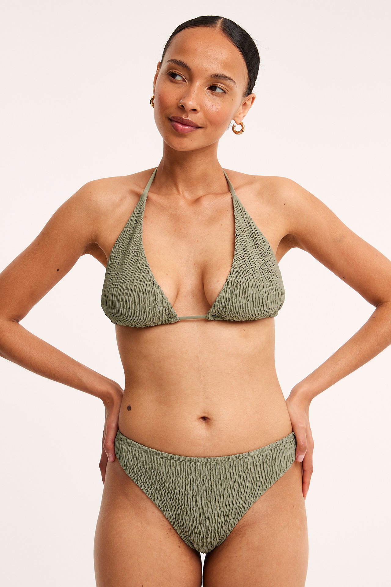 Majtki od bikini - Zielony - 1