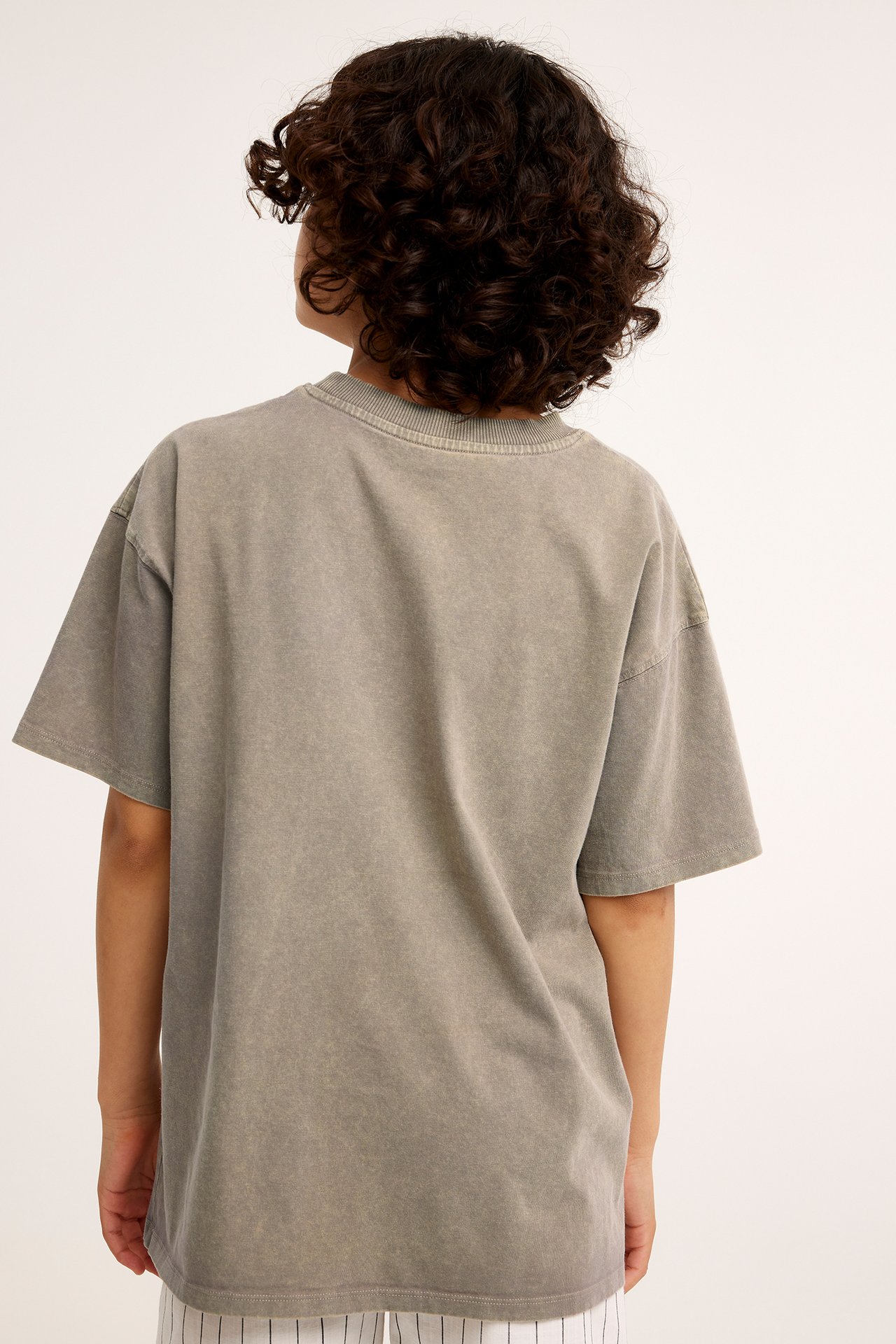T-shirt med tryck - Brun - 3