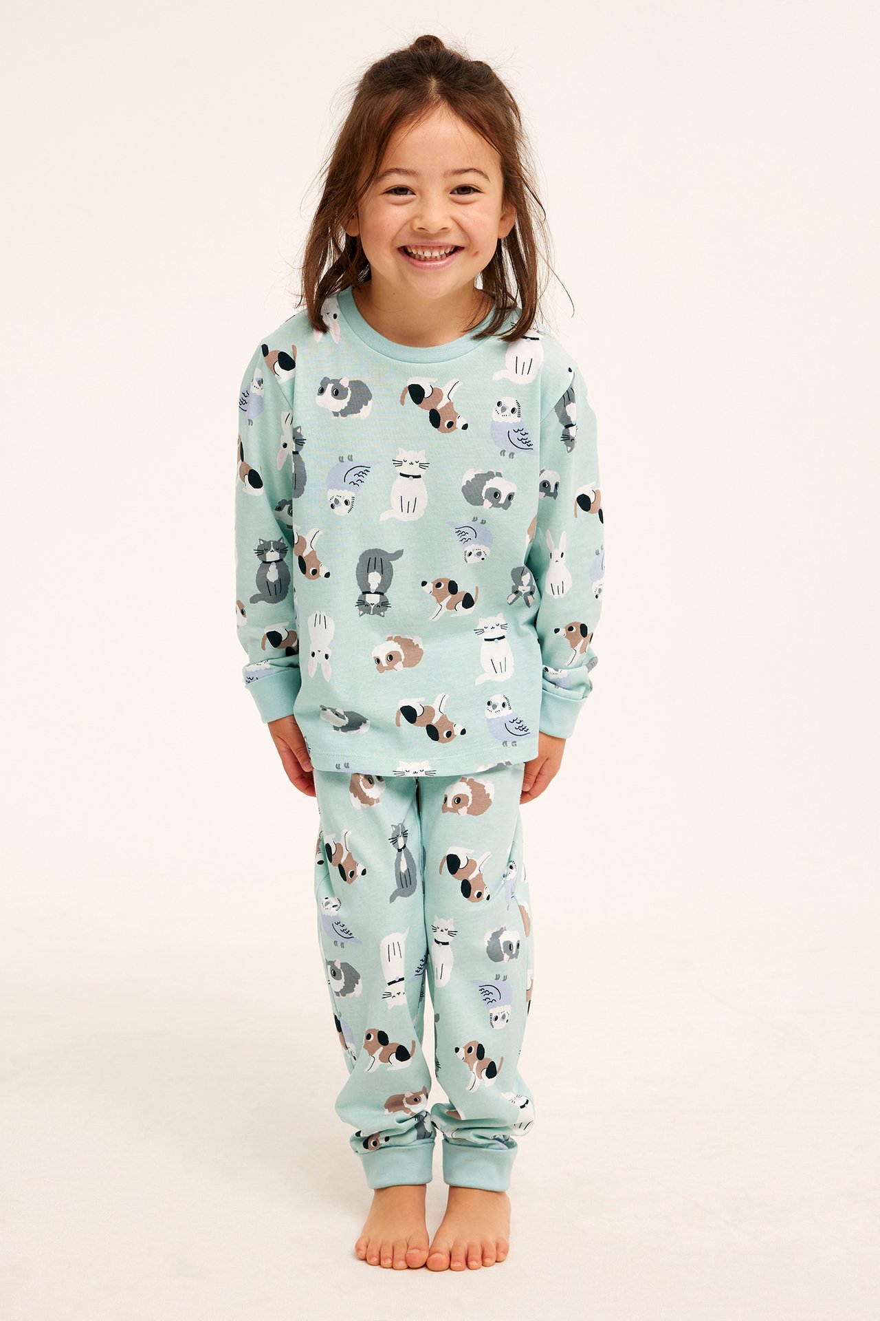 2-pk veterinær-pyjamas - Lys turkis - 5